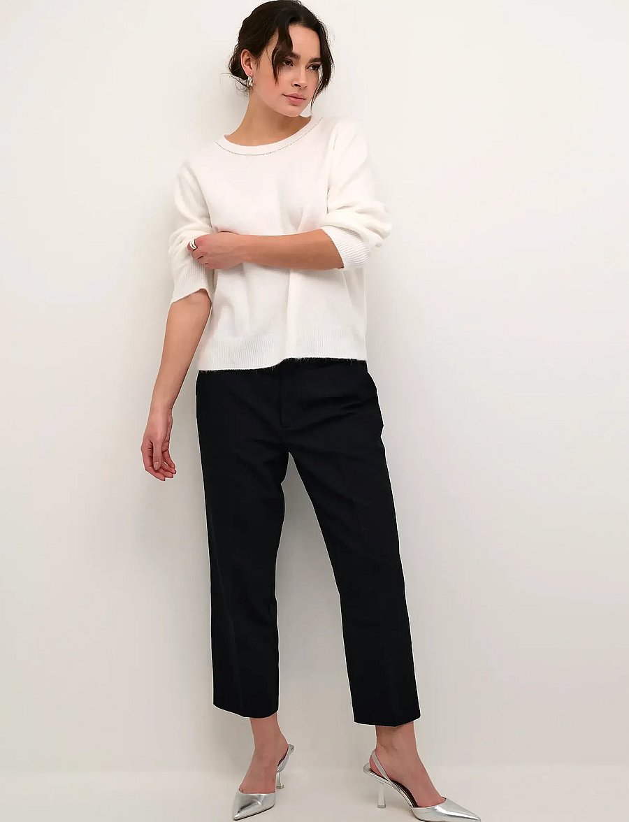 Kaffe - KAmeridith Pullover - pullover - chalk cc. - 3