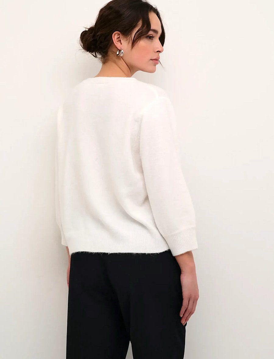 Kaffe - KAmeridith Pullover - pullover - chalk cc. - 4