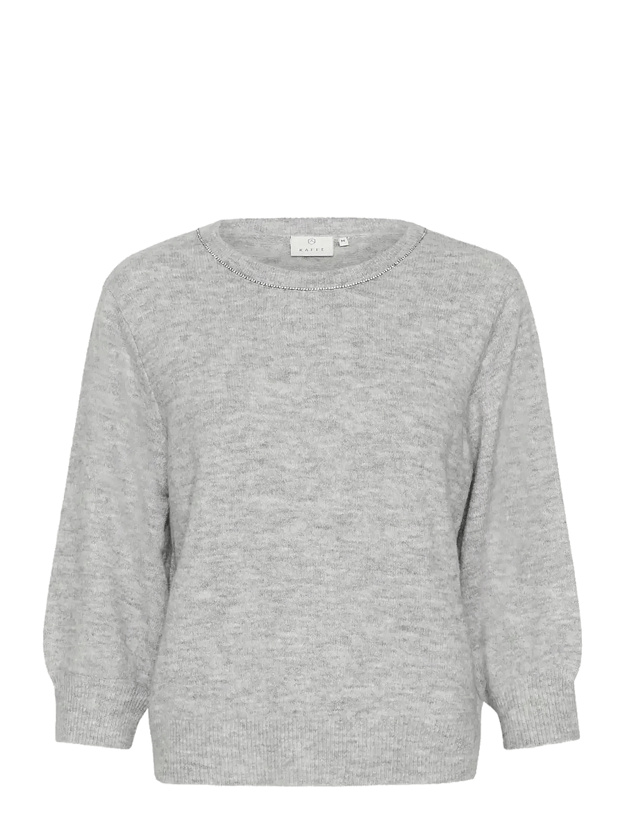Kaffe - KAmeridith Pullover - pullover - grey melange - 1