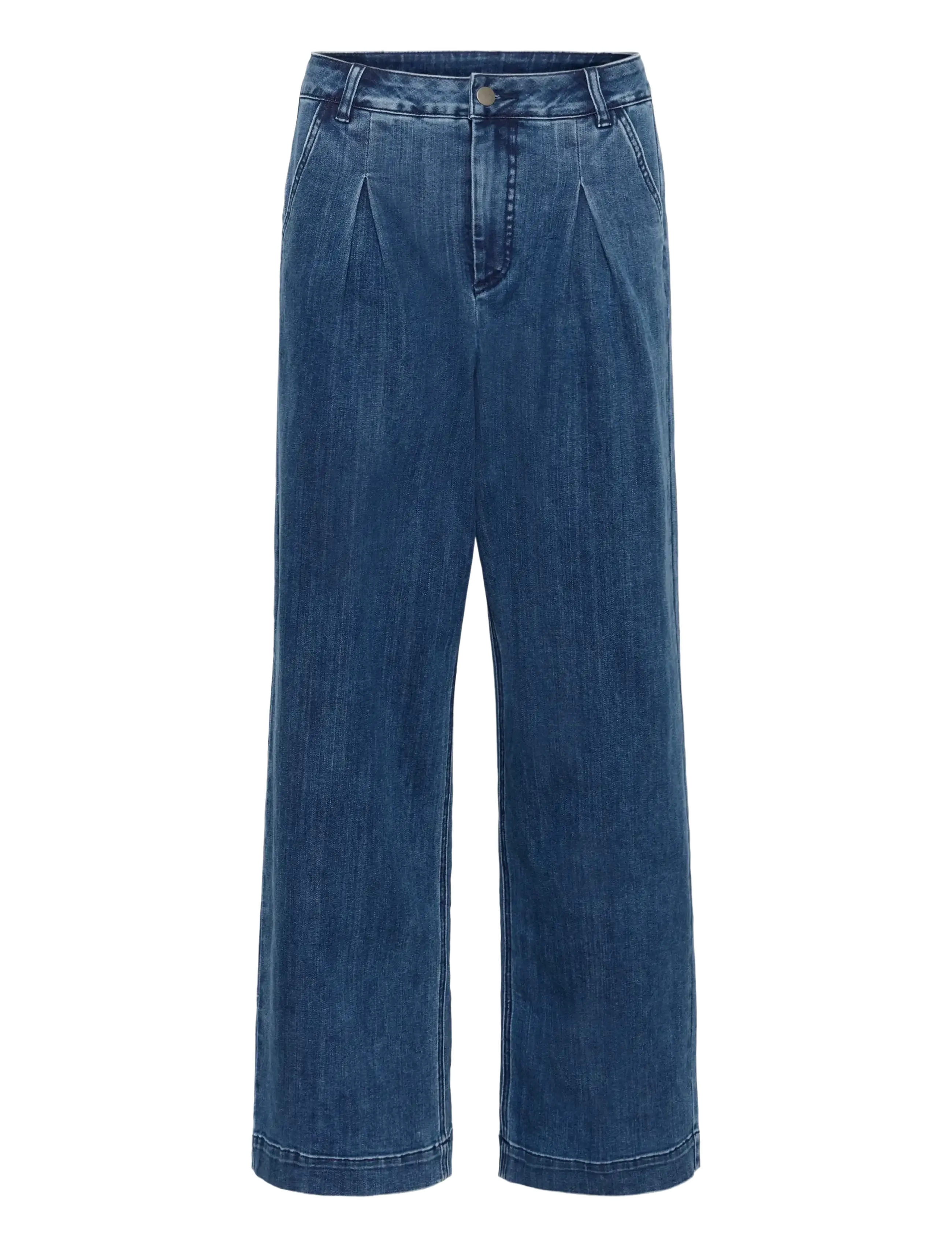 KAFFE Kalea Wide Jeans Blau - 34 - Damen