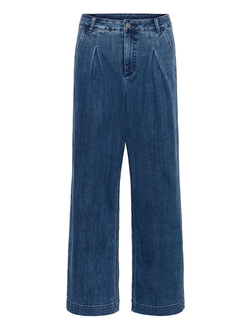 Kaffe - KAlea Wide Jeans - wide leg jeans - medium blue denim - 1