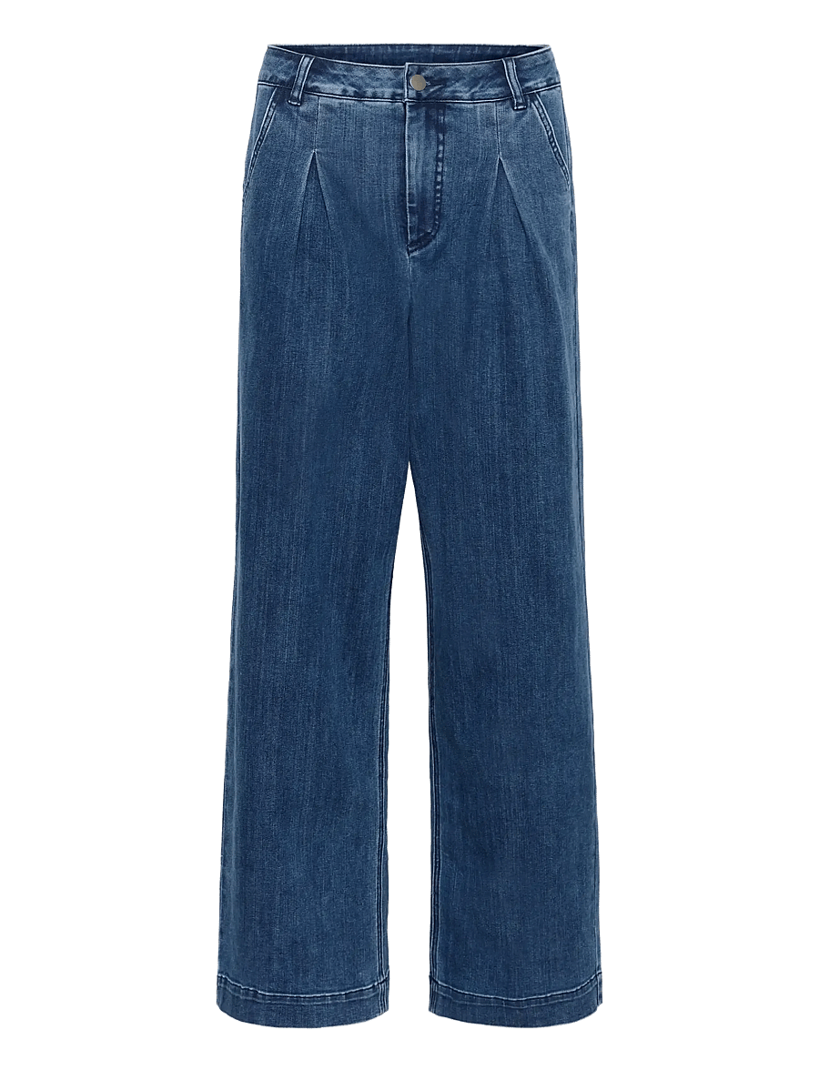 Kaffe - KAlea Wide Jeans - hosen mit weitem bein - medium blue denim - 1