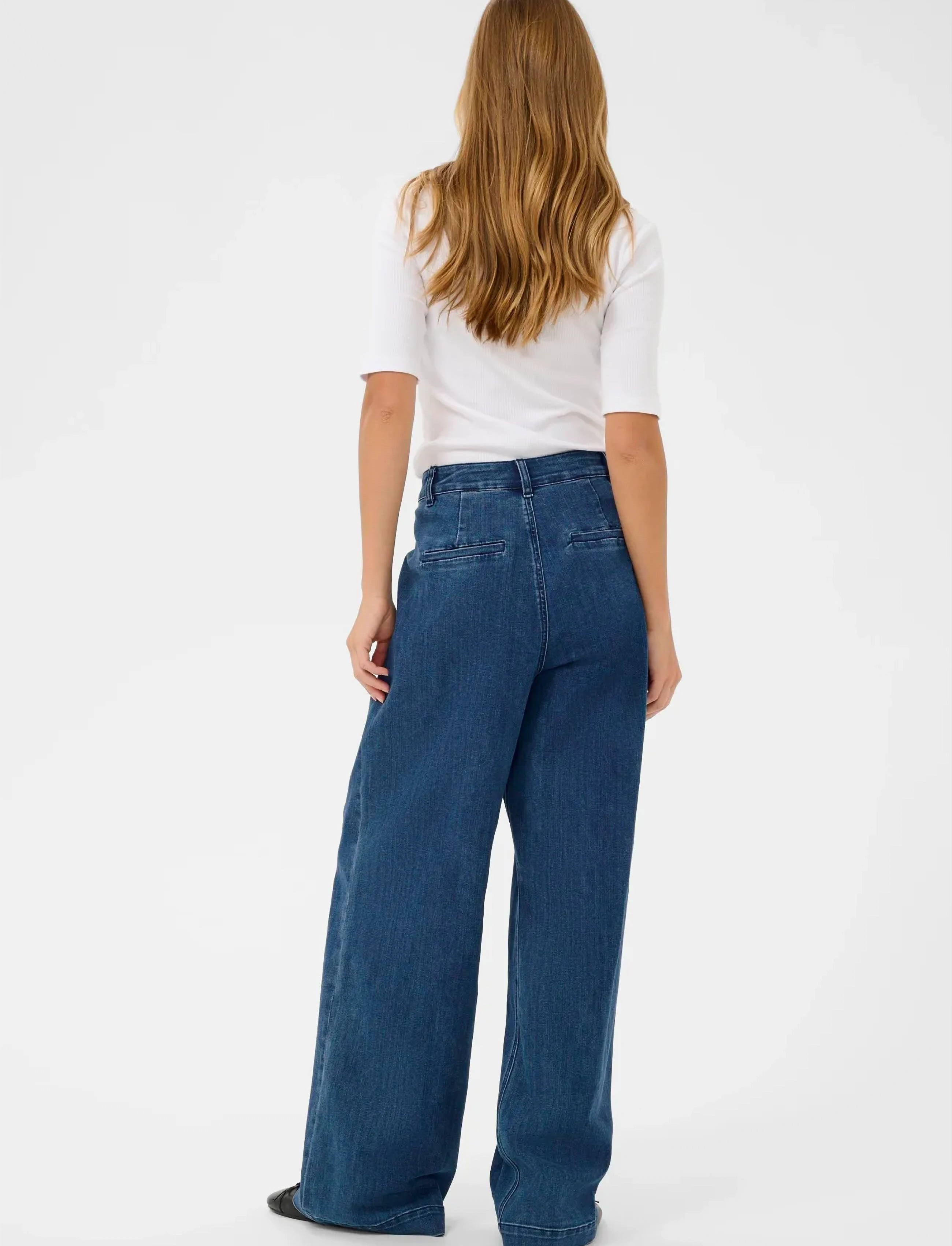 Kaffe - KAlea Wide Jeans - hosen mit weitem bein - medium blue denim - 4
