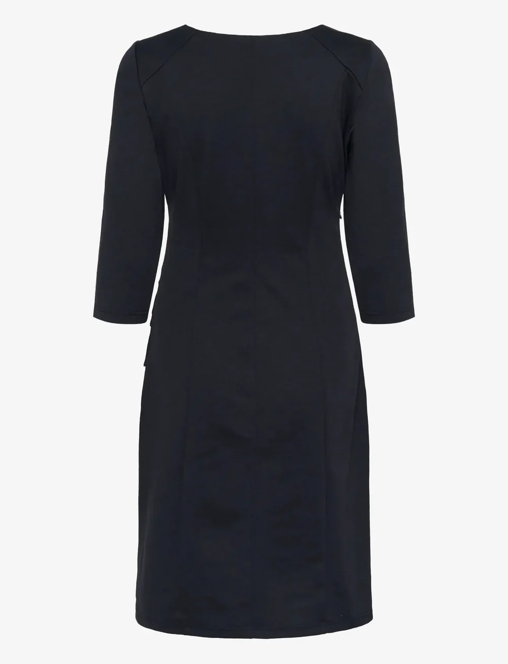 Kaffe - KAindia V-neck 3/4 SL Dress - bodycon jurken - black deep - 2