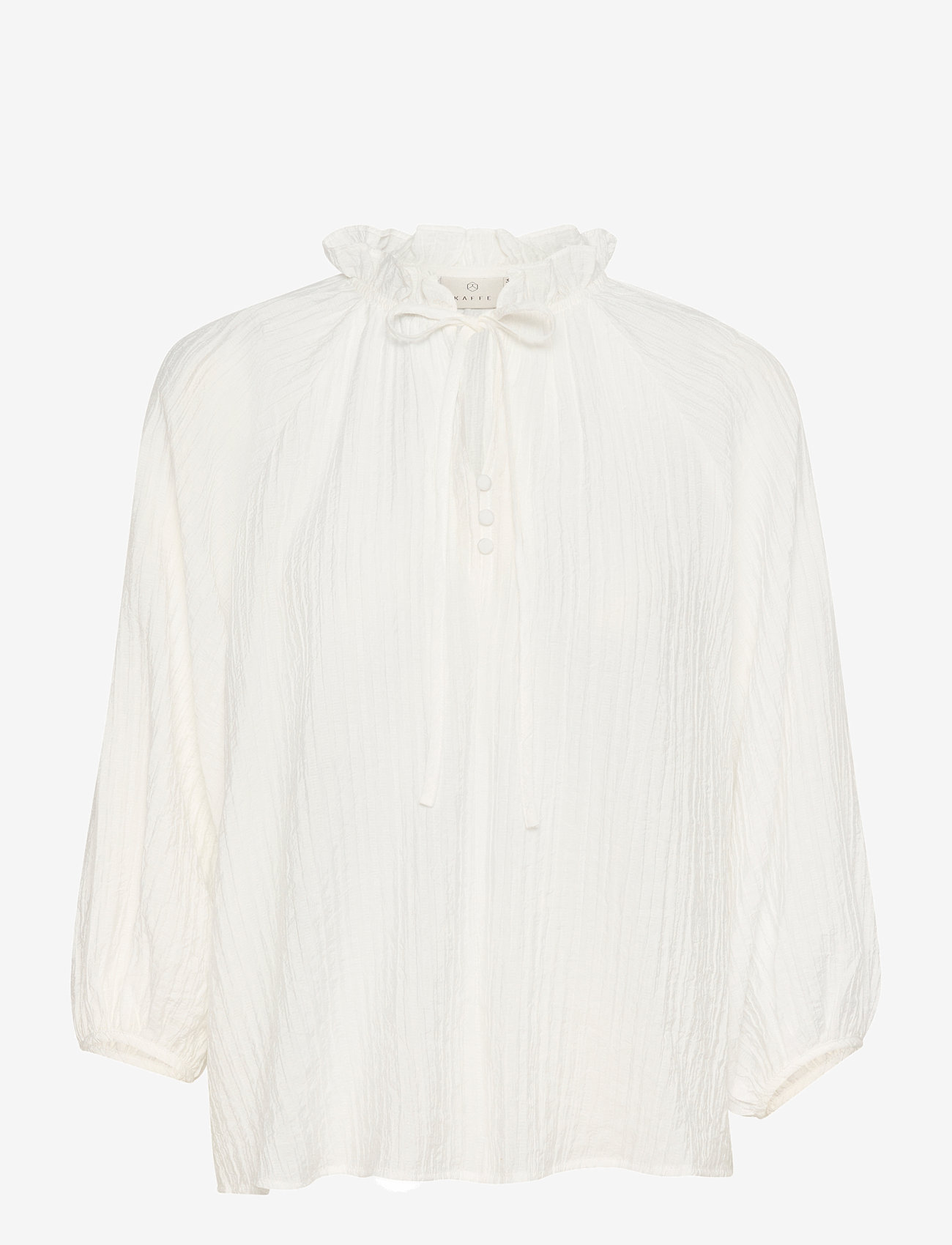 Kaffe - KAlianna Blouse - långärmade blusar - chalk - 1