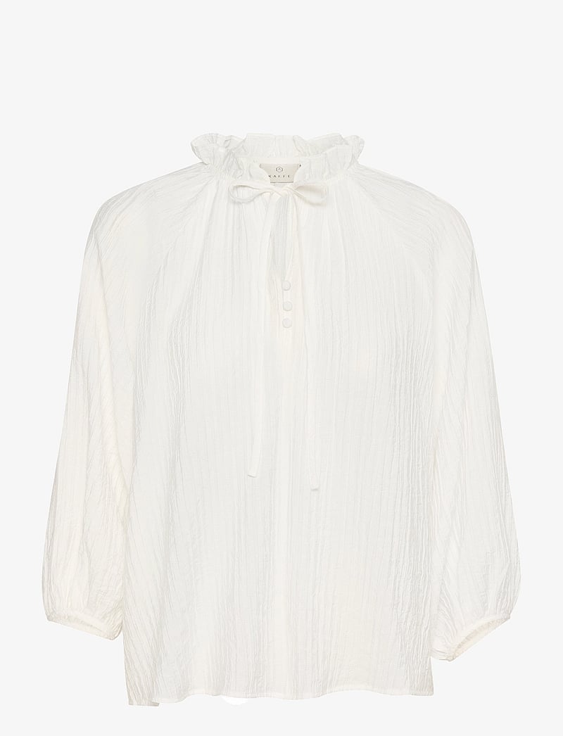 Kaffe - KAlianna Blouse - långärmade blusar - chalk - 1