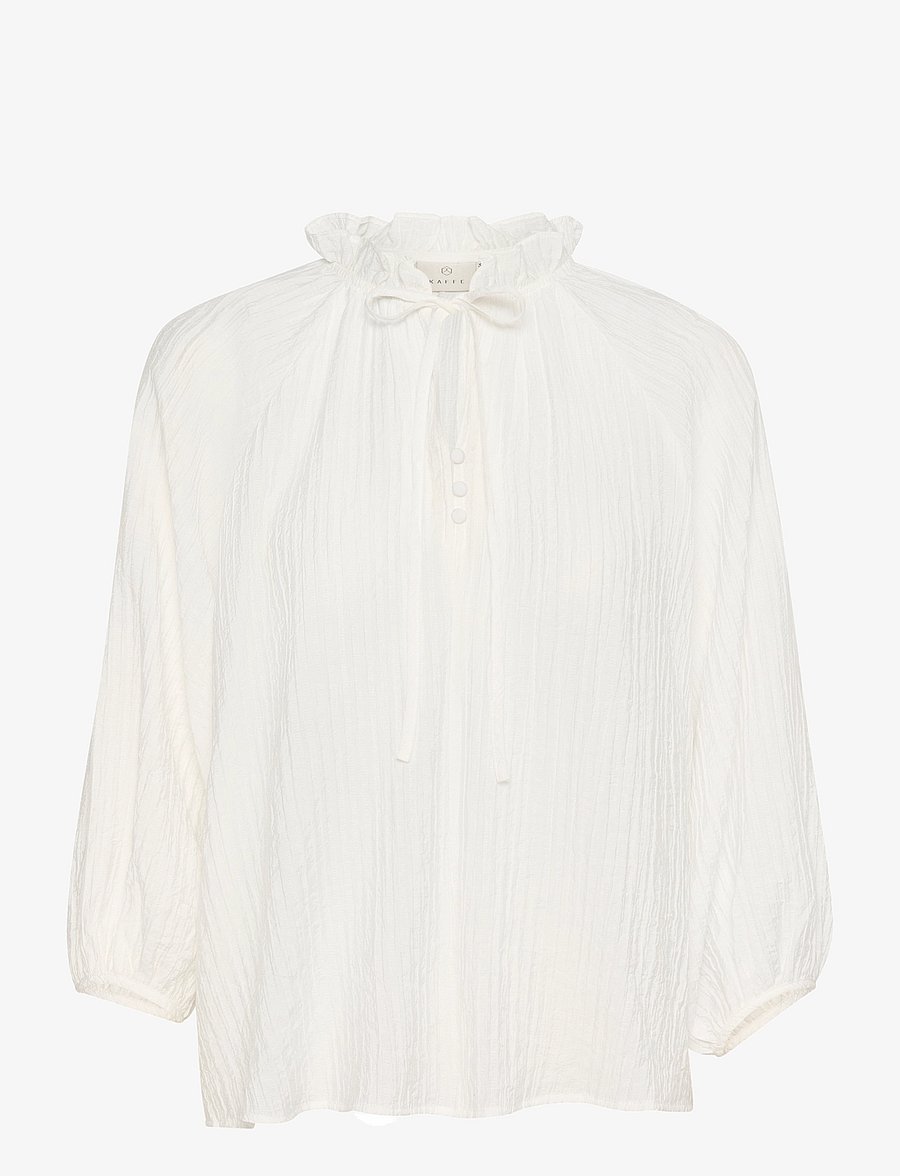 Kaffe - KAlianna Blouse - langermede bluser - chalk - 1