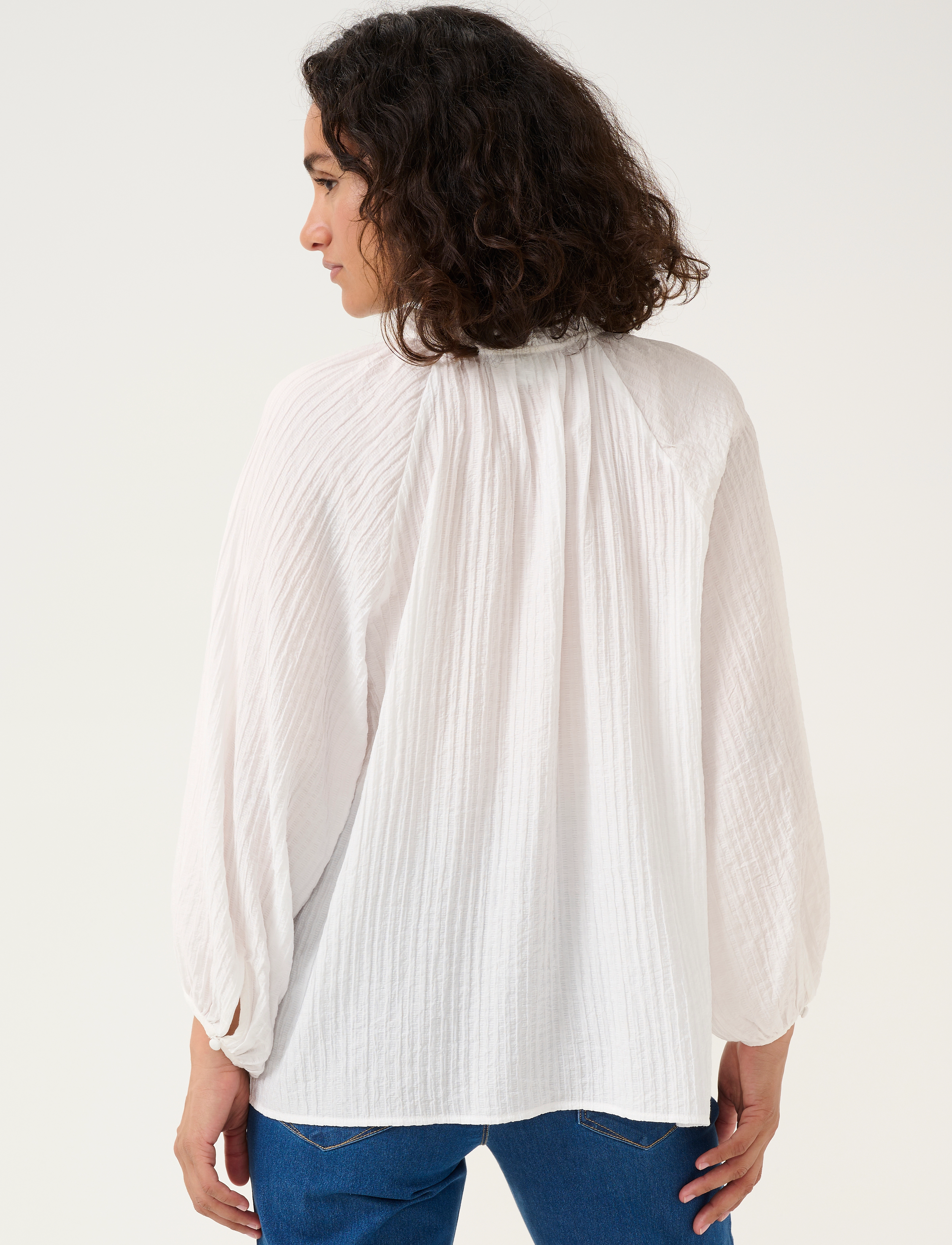 Kaffe - KAlianna Blouse - langermede bluser - chalk - 4