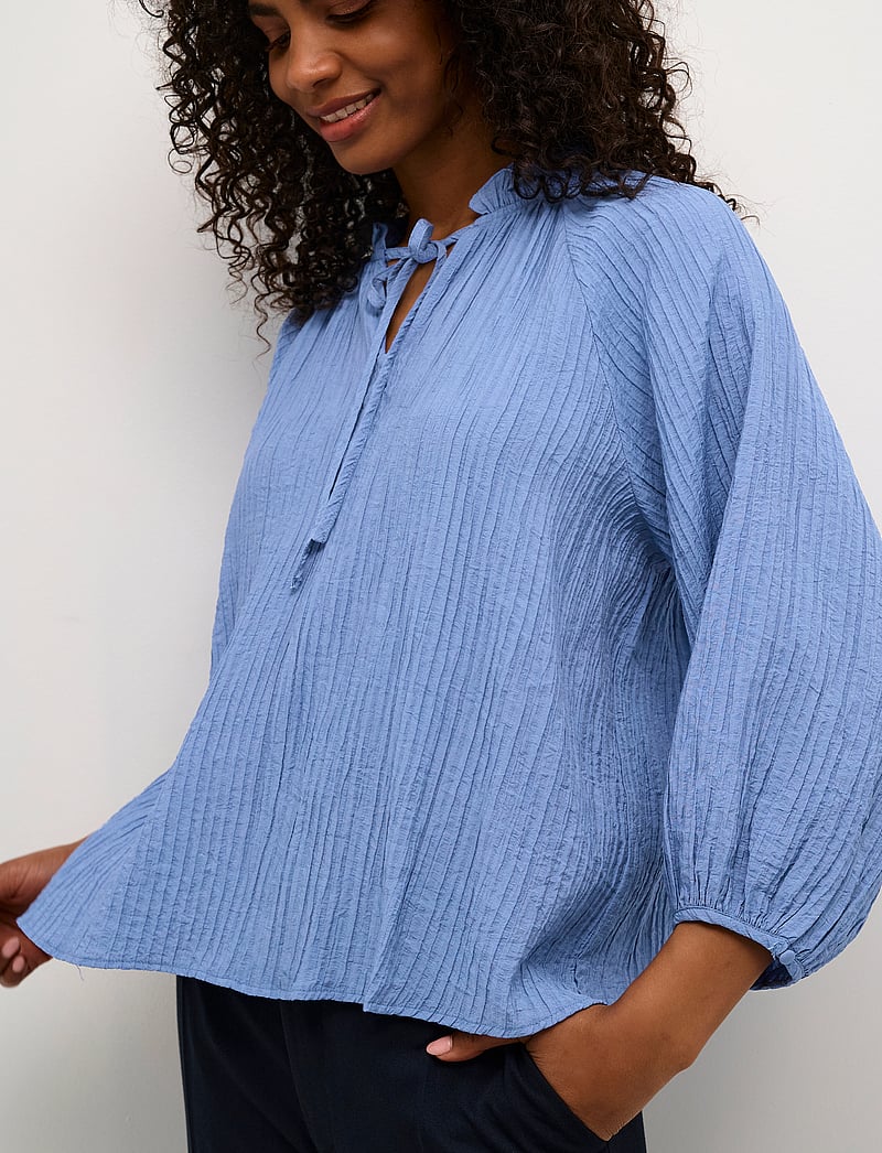 Kaffe - KAlianna Blouse - langärmlige blusen - ebb and flow - 5