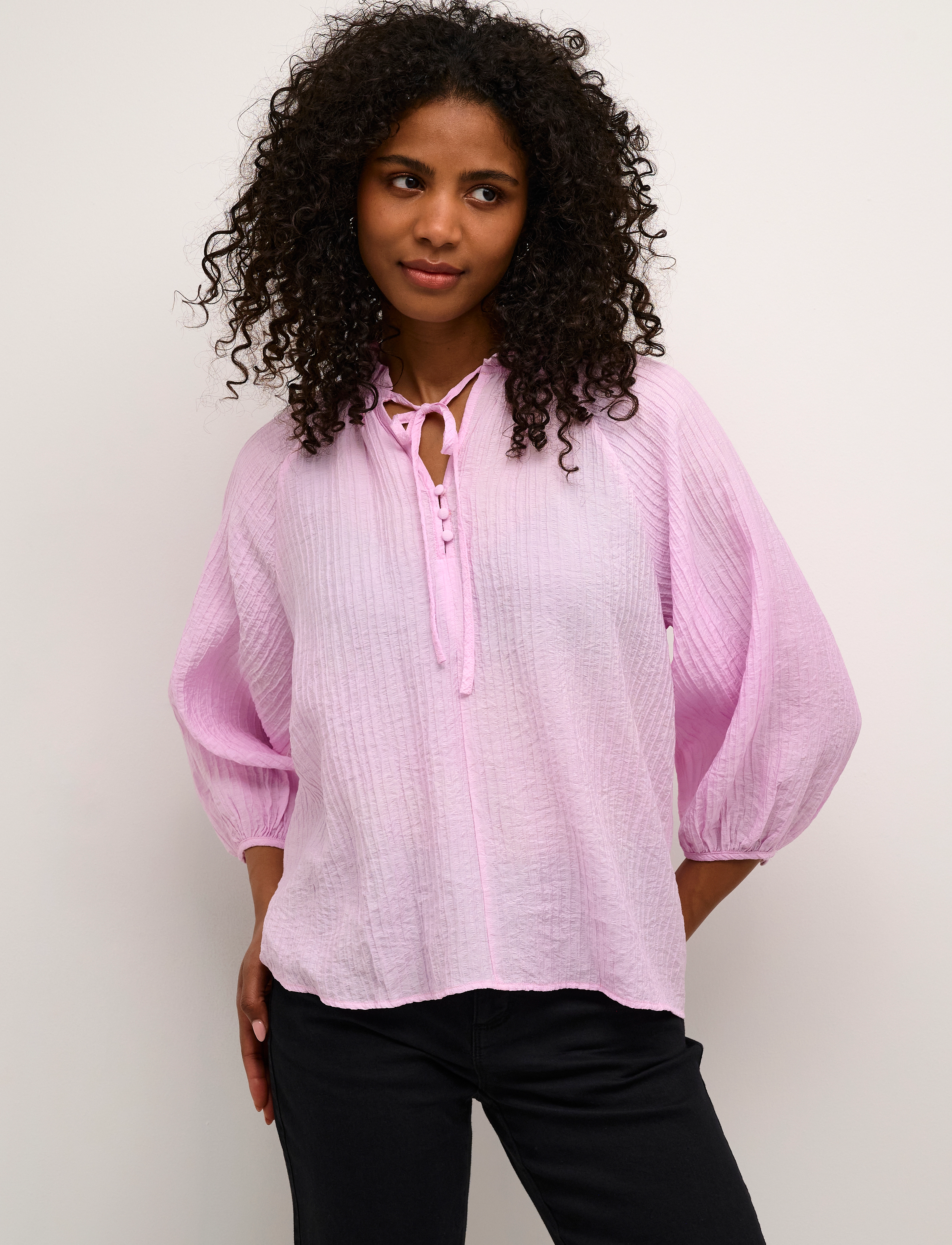 Kaffe KAlianna Blouse - Blusen - LILAC SNOW / pink/rose