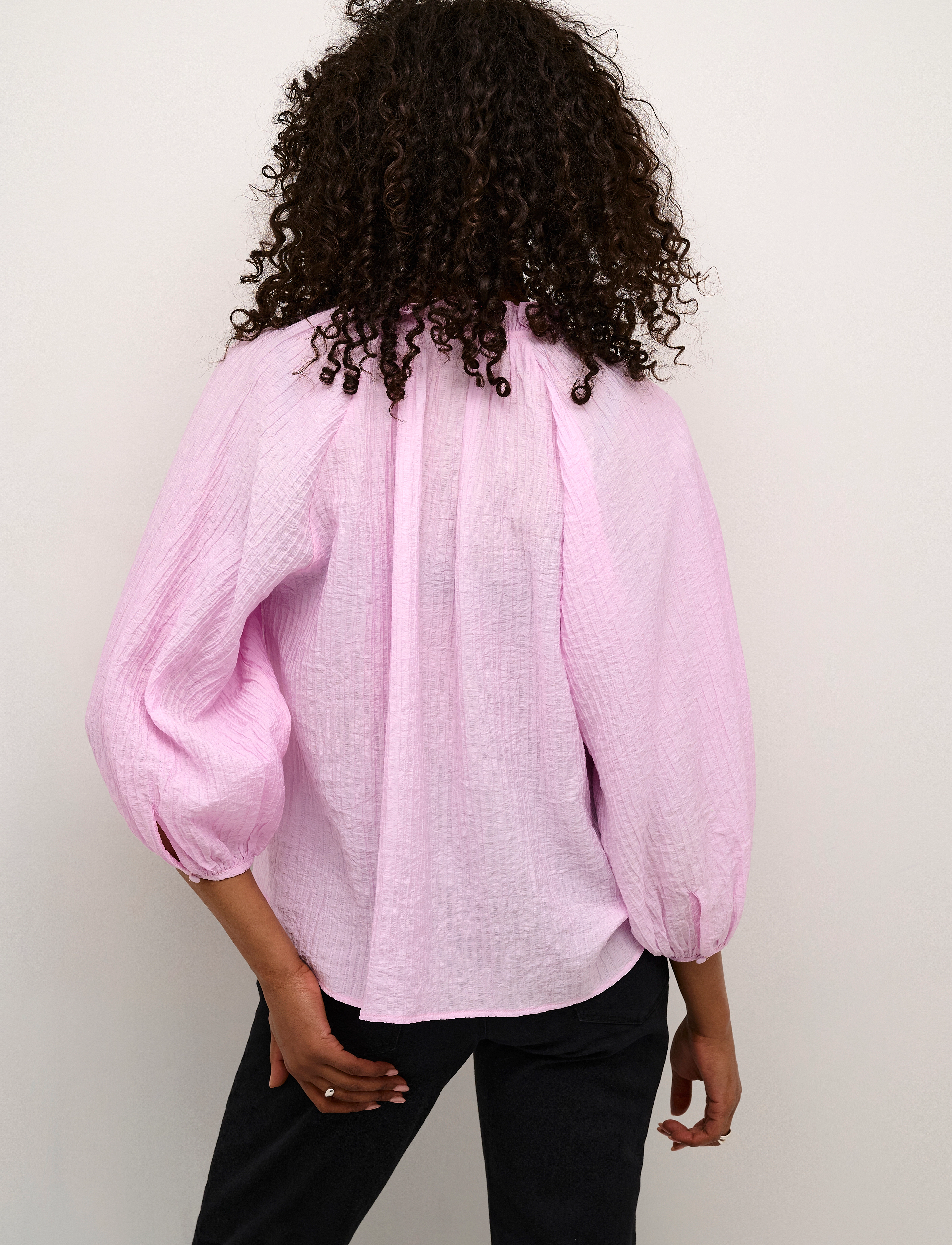 Kaffe - KAlianna Blouse - langærmede bluser - lilac snow - 4