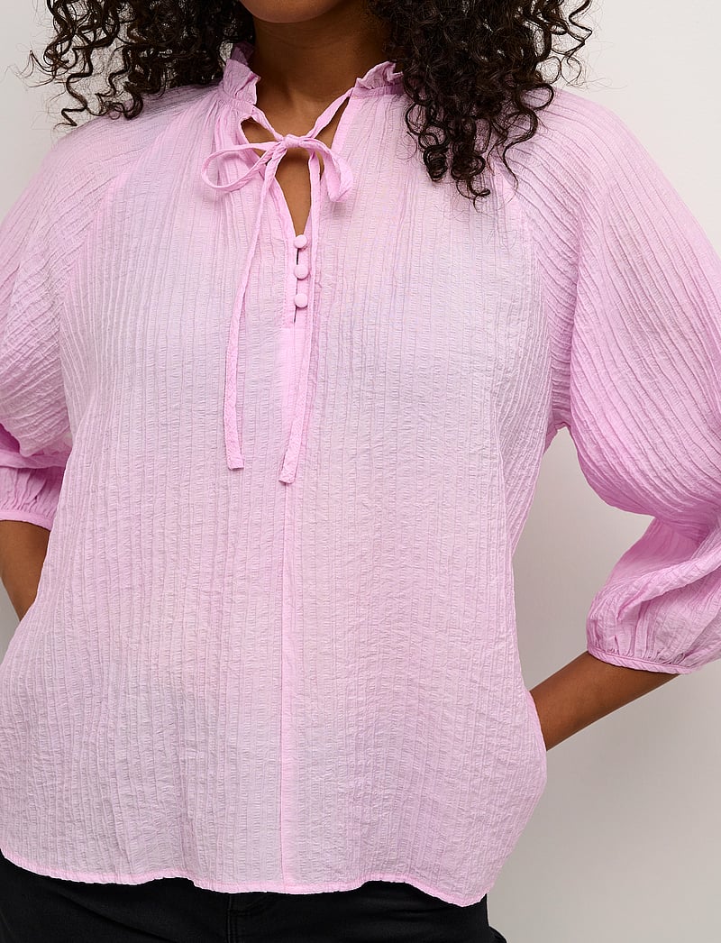 Kaffe - KAlianna Blouse - langærmede bluser - lilac snow - 5