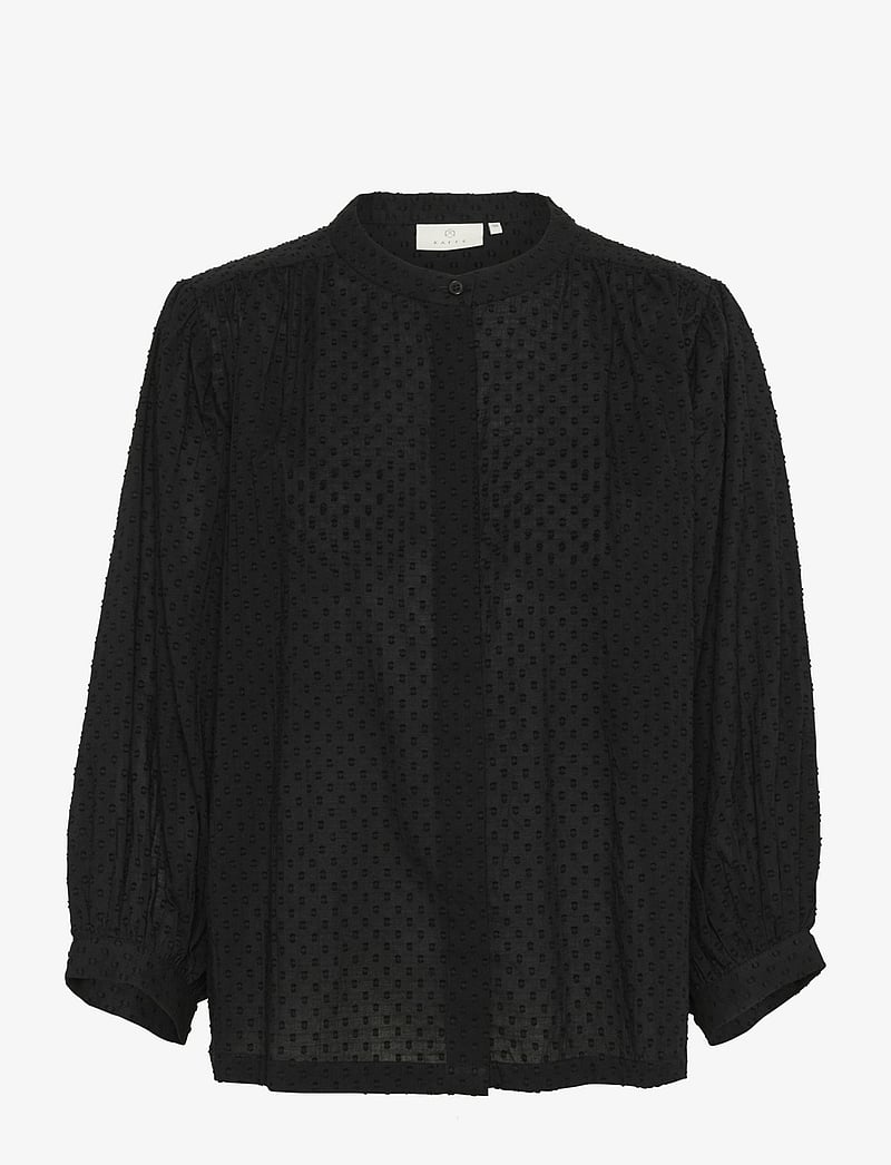 Kaffe - KAroca Blouse - langärmlige blusen - black deep - 1