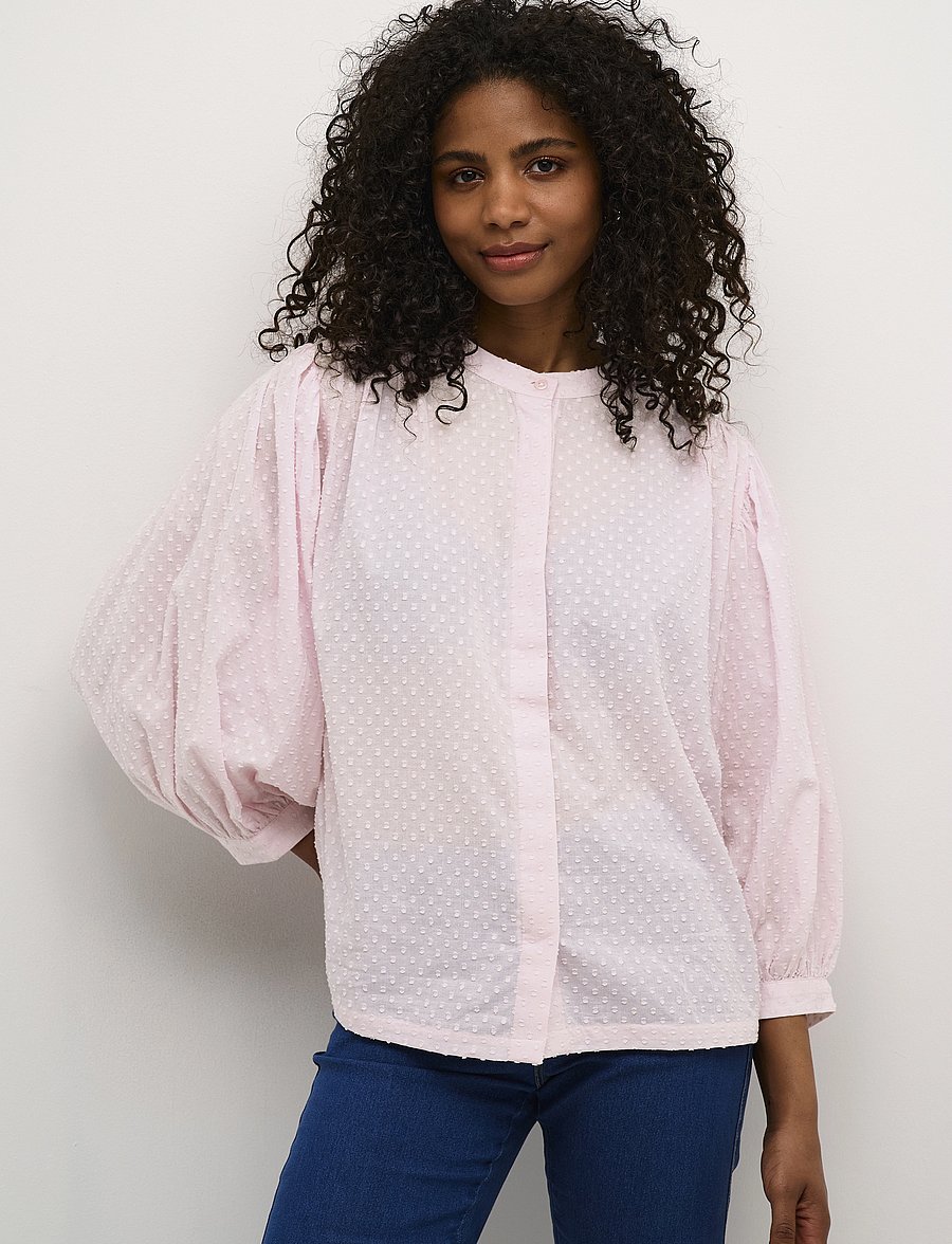 Kaffe - KAroca Blouse - langärmelige blusen - lilac snow - 0