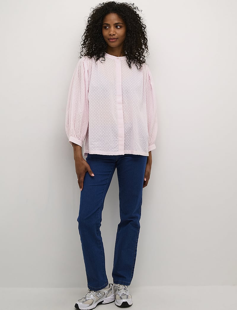 Kaffe - KAroca Blouse - langärmlige blusen - lilac snow - 3