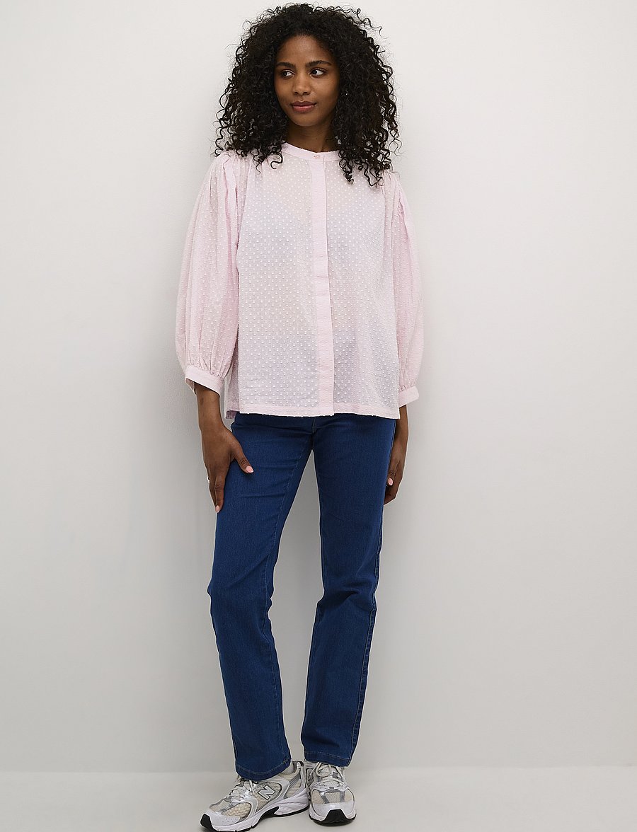 Kaffe - KAroca Blouse - langärmelige blusen - lilac snow - 3