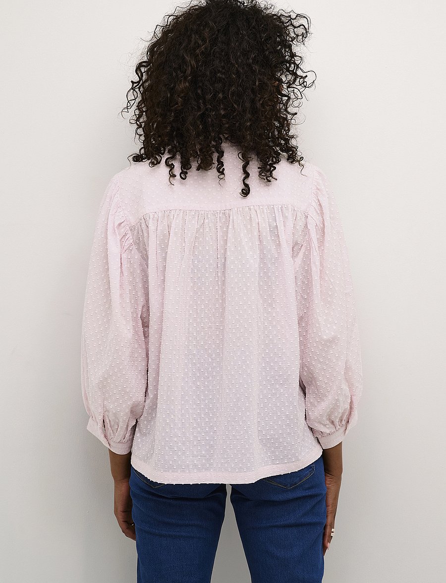 Kaffe - KAroca Blouse - langärmelige blusen - lilac snow - 4