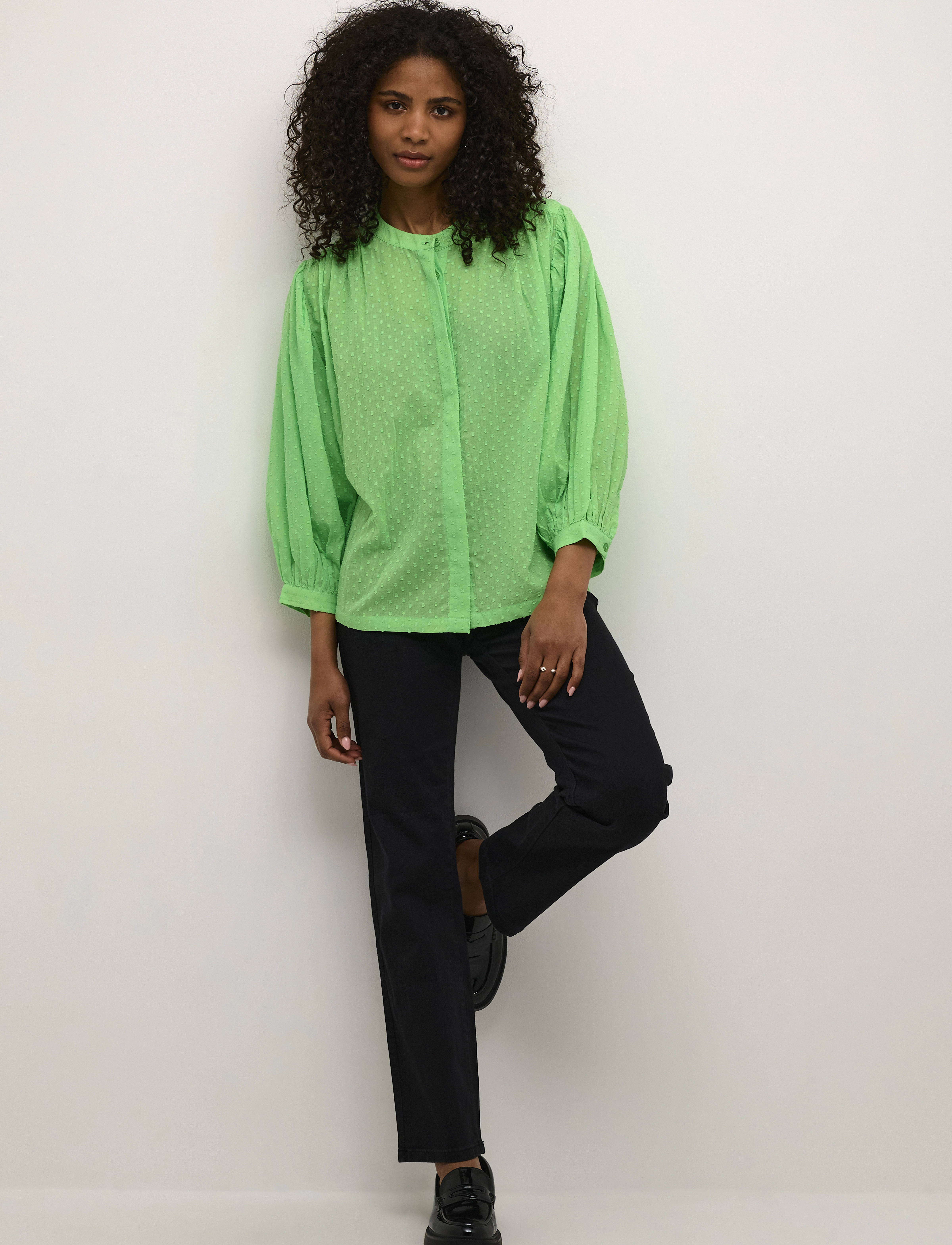 Kaffe - KAroca Blouse - långärmade blusar - spring bouquet - 2