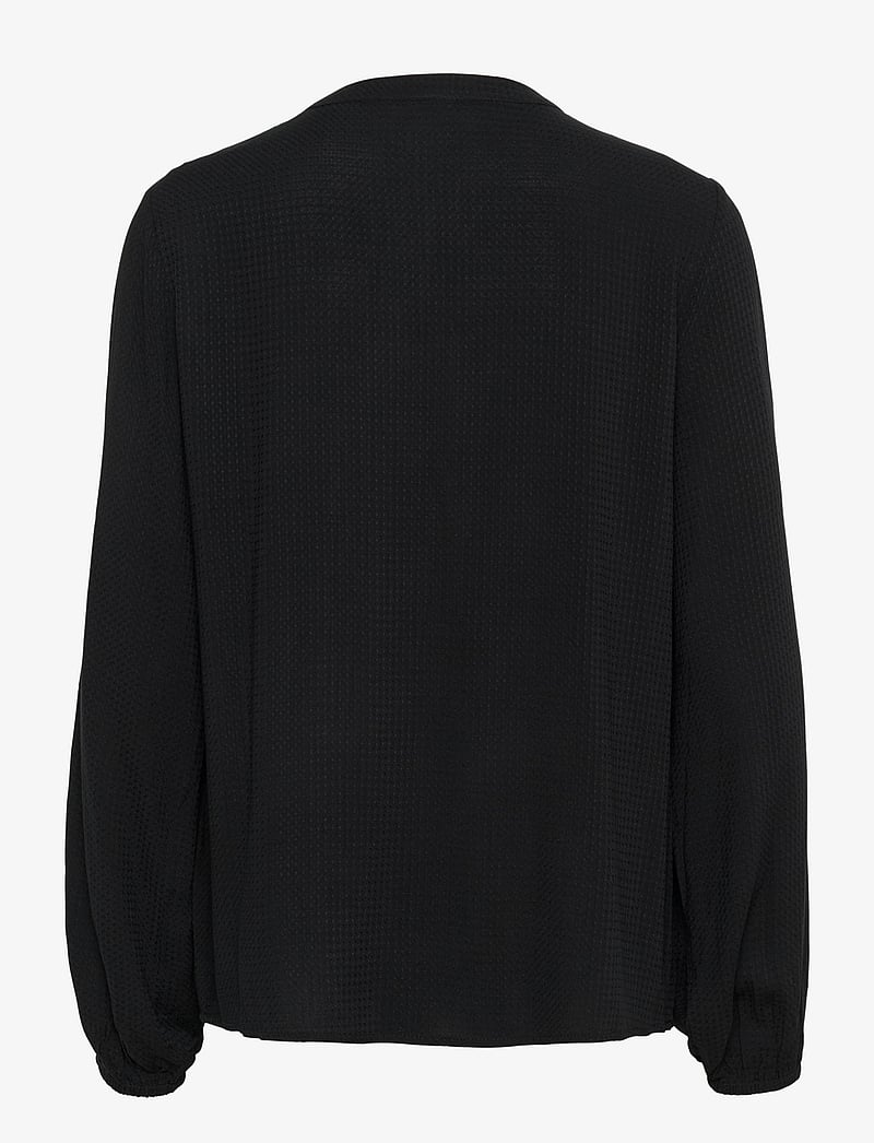 Kaffe - KAmathilde Blose - långärmade blusar - black deep - 2