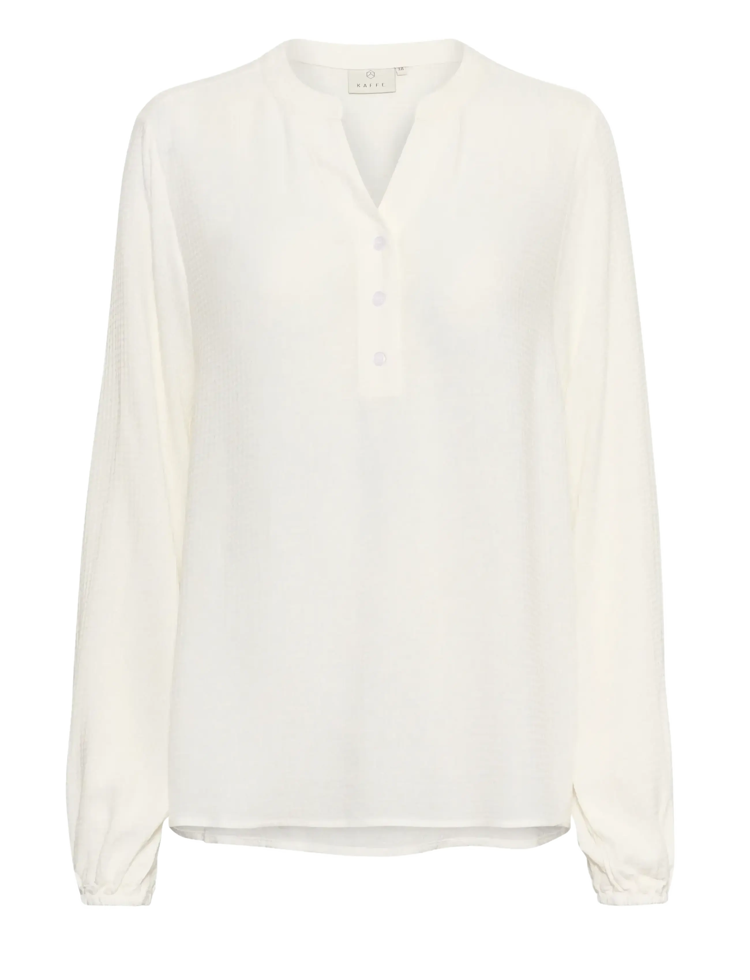 Kaffe KAmathilde Blouse - Transitional Layering - CHALK / cream