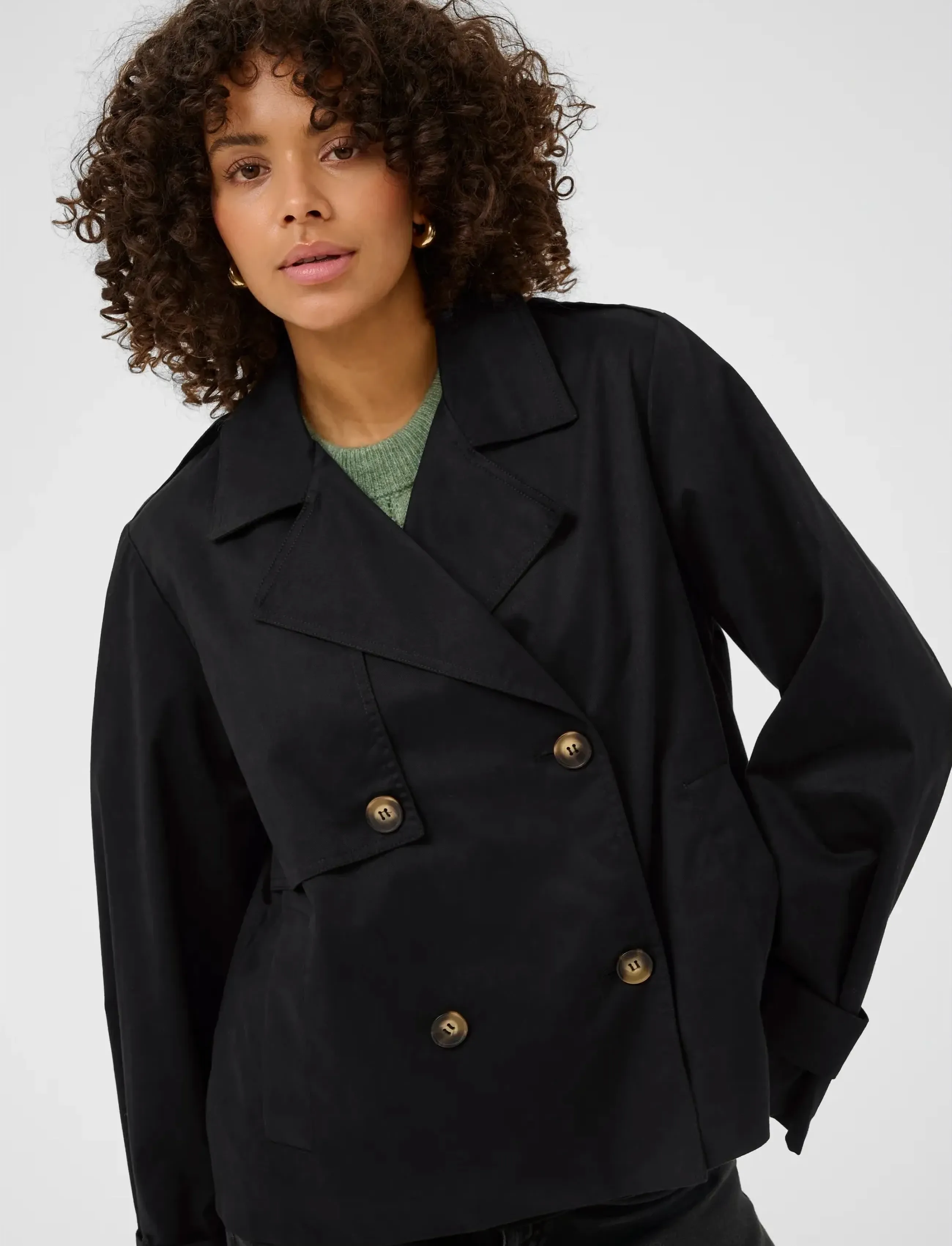 Kaffe - KApatricia Jacket - ytterkläder - black deep - 5