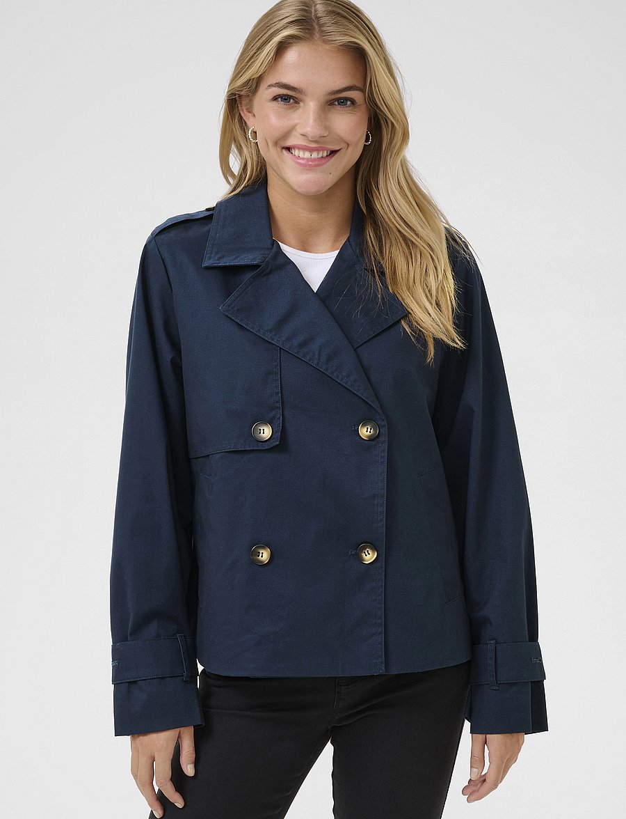 Kaffe - KApatricia Jacket - forårsjakker - midnight marine - 0