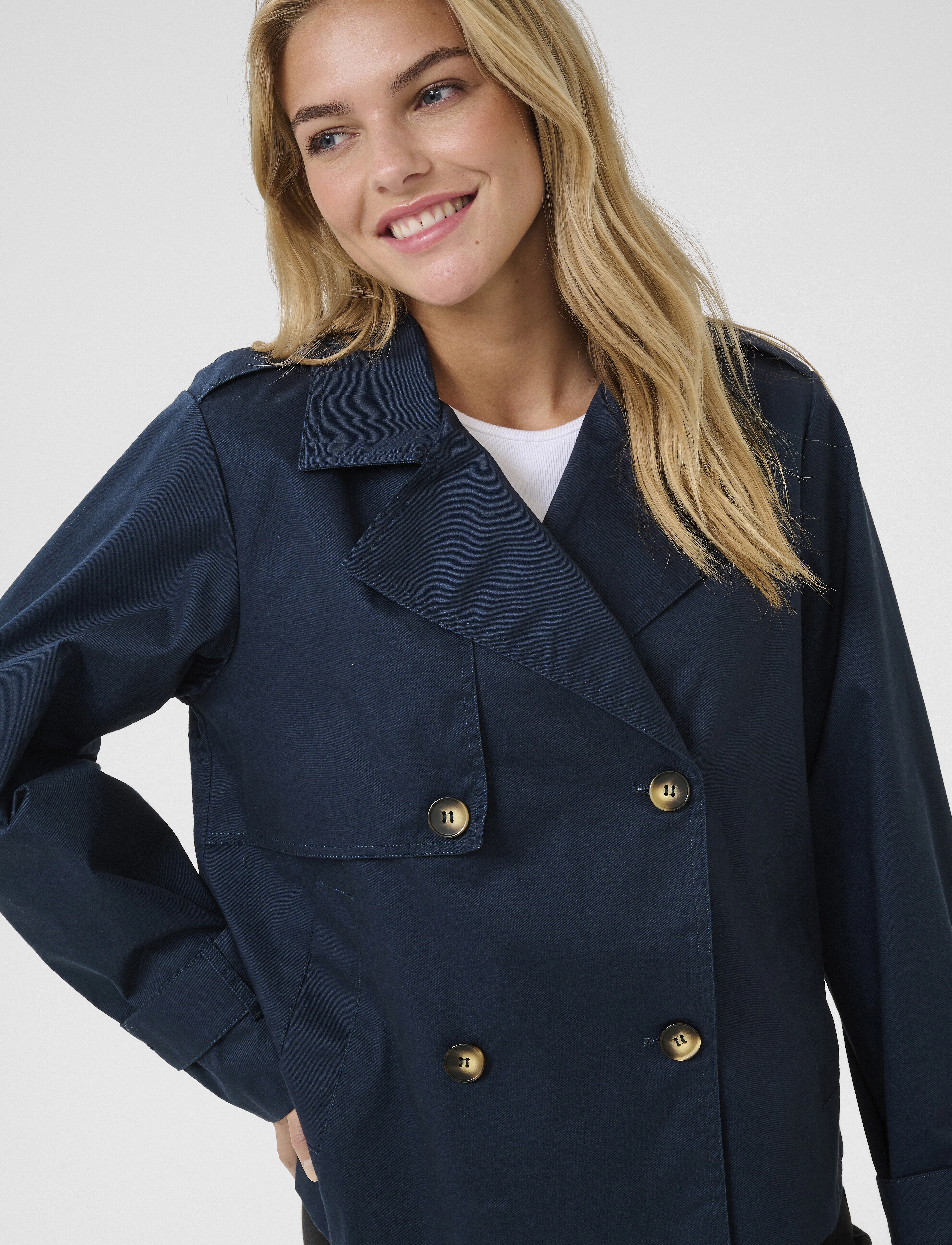 Kaffe - KApatricia Jacket - tunna jackor - midnight marine - 5