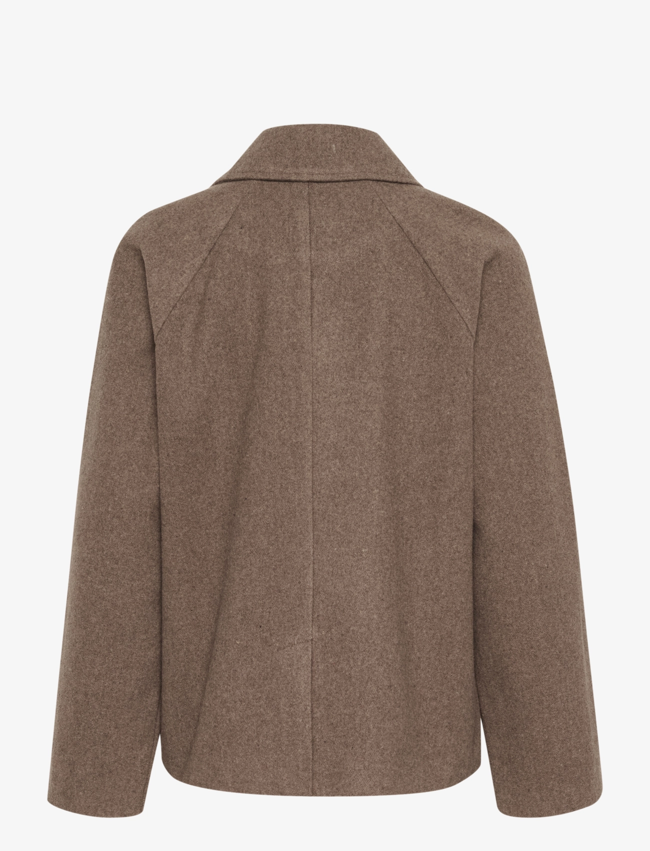 Kaffe - KAfanny Short Jacket - wolljacken - major brown c. - 2