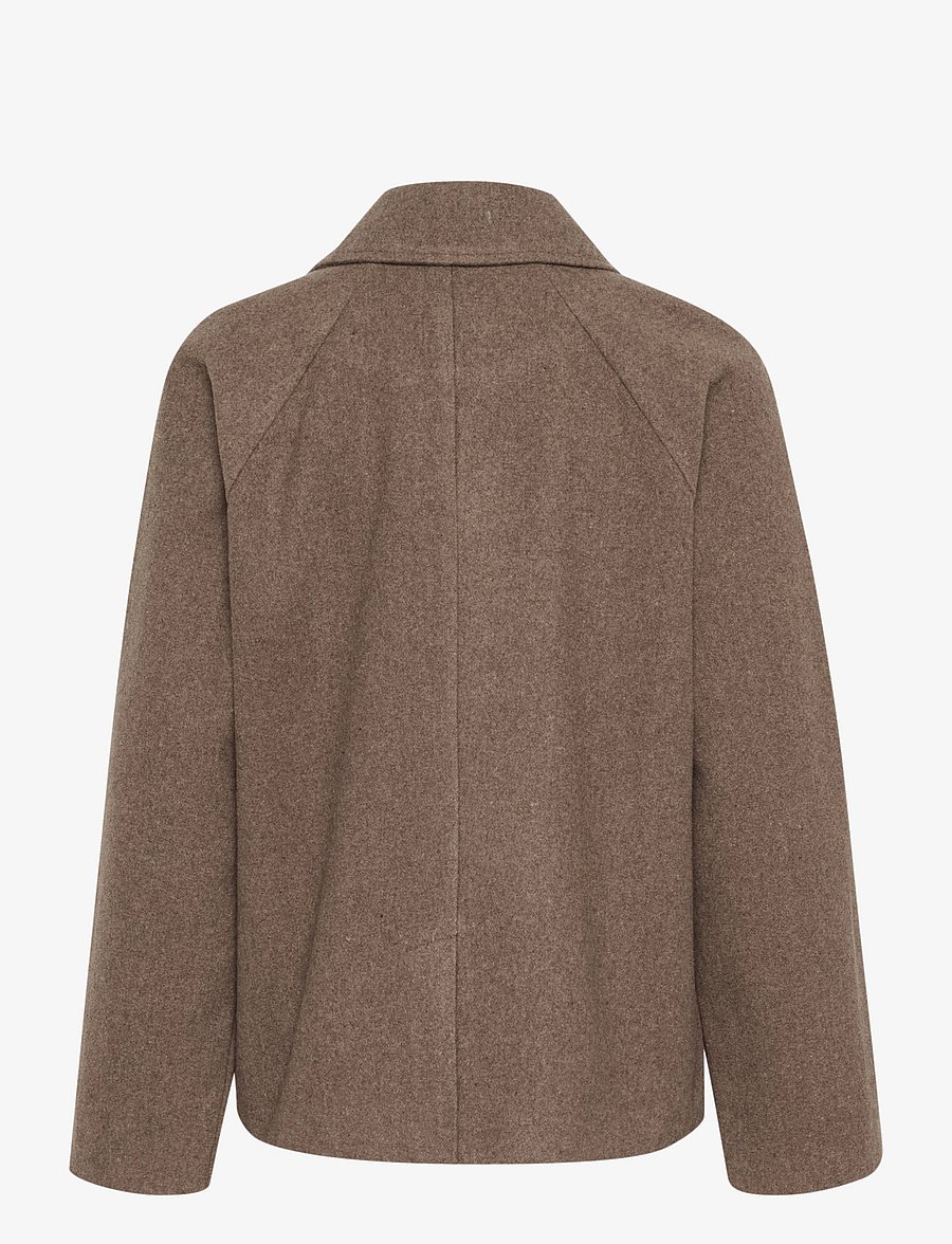 Kaffe - KAfanny Short Jacket - villased jakid - major brown c. - 2