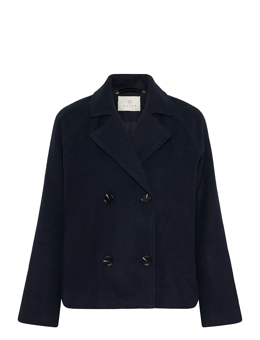 Kaffe - KAfanny Short Jacket - wolljacken - midnight marine cc - 1