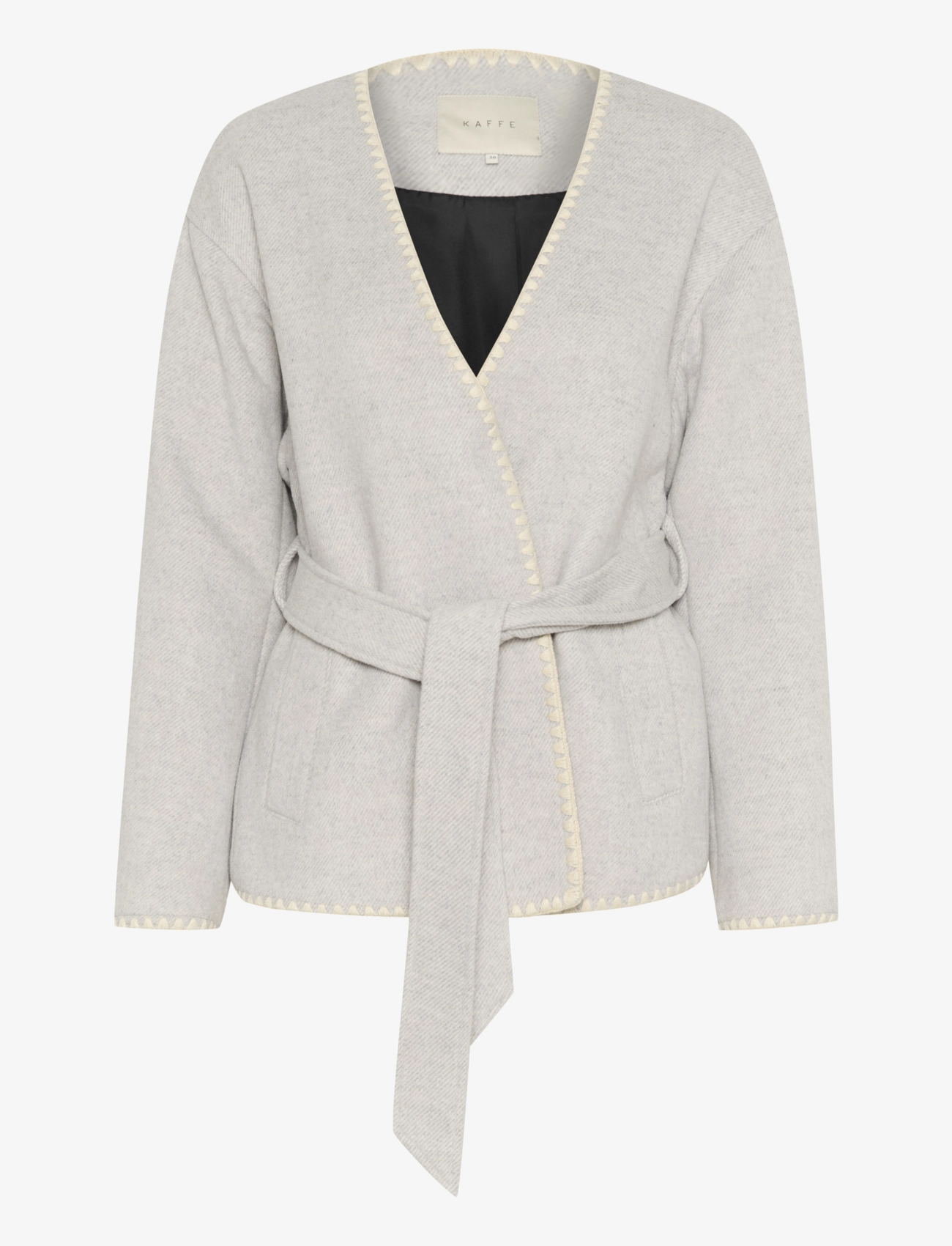 Kaffe KAulrikke Jacket - Pintsakud - LIGHT GREY MELANGE / grey