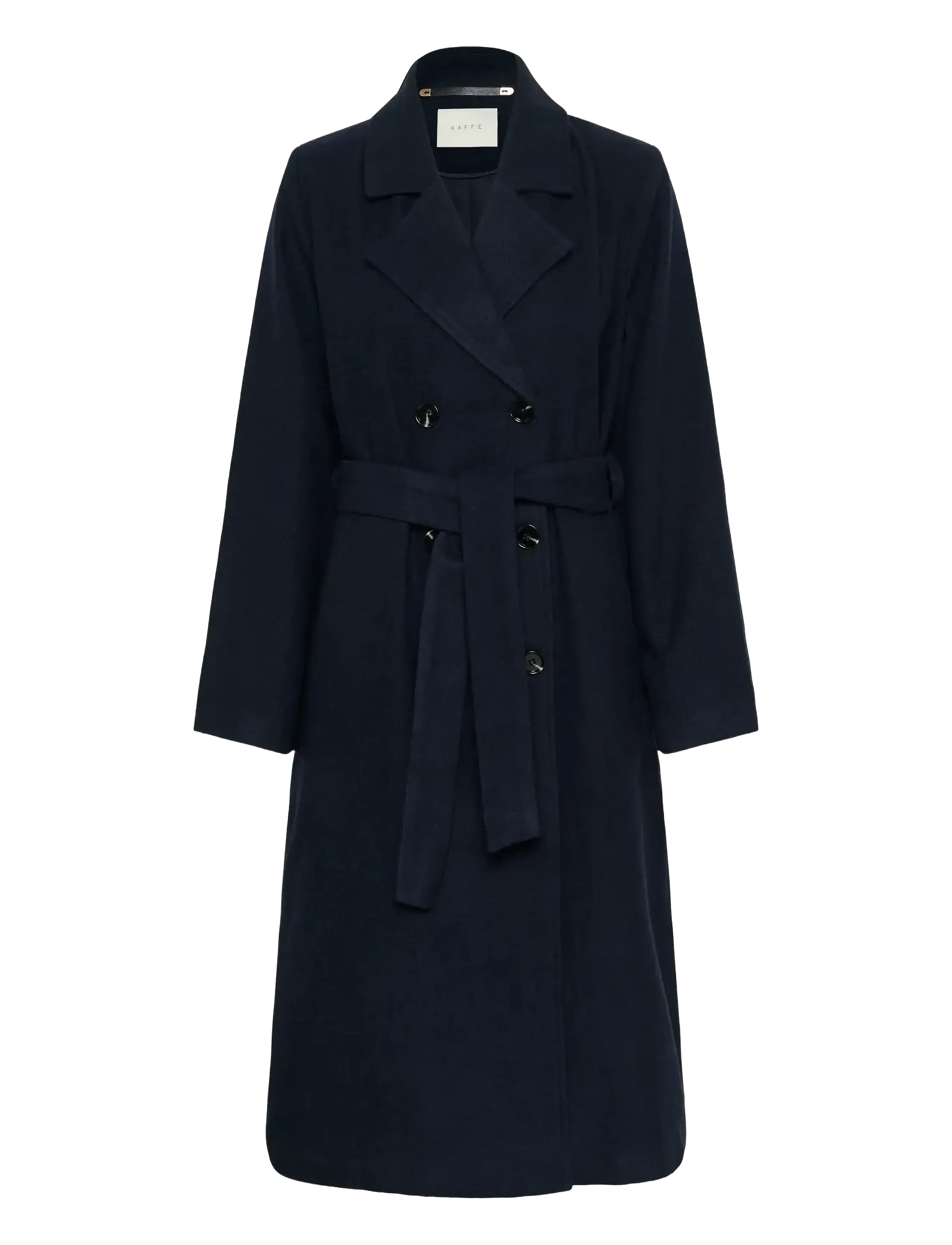 Kaffe KAfanny Long Coat - Mantlid - MIDNIGHT MARINE CC / navy