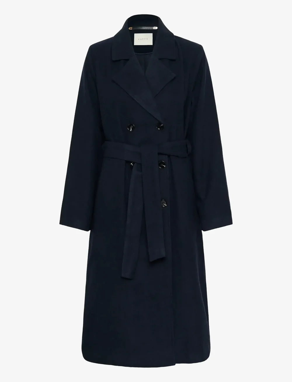 Kaffe - KAfanny Long Coat - kappor - midnight marine cc - 1
