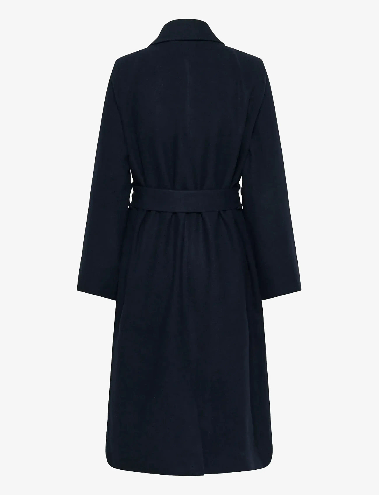 Kaffe - KAfanny Long Coat - mäntel - midnight marine cc - 2