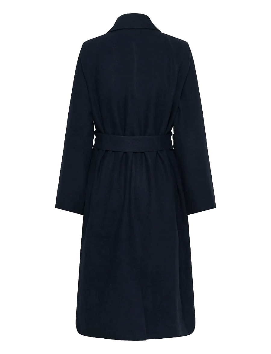 Kaffe - KAfanny Long Coat - kappor - midnight marine cc - 2