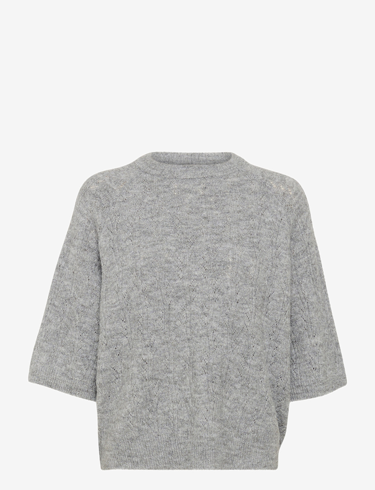 Kaffe - KAtella Pullover - höstkläder - grey melange - 0