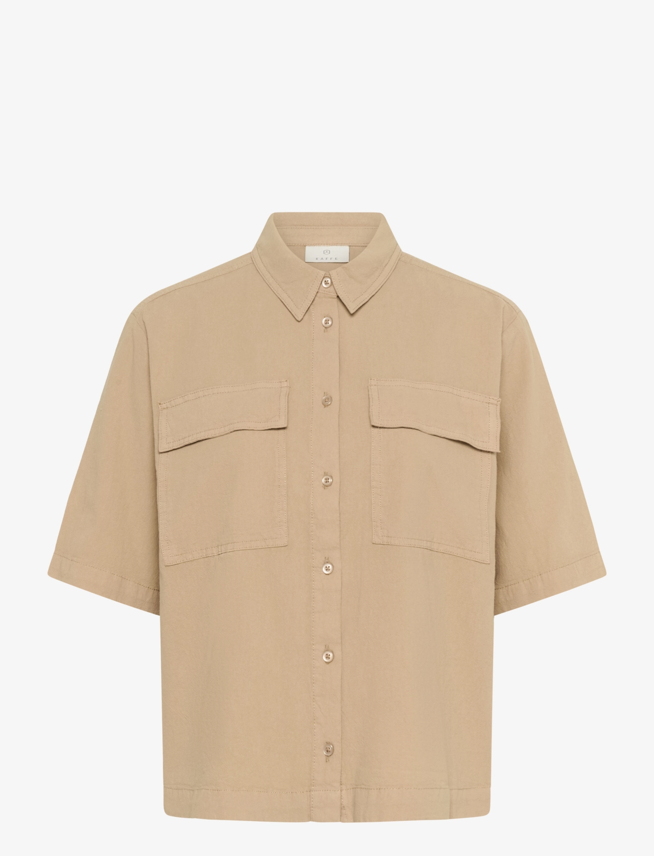 Kaffe KAnaya Liah Shirt - Modern femininity - CLASSIC SAND / beige