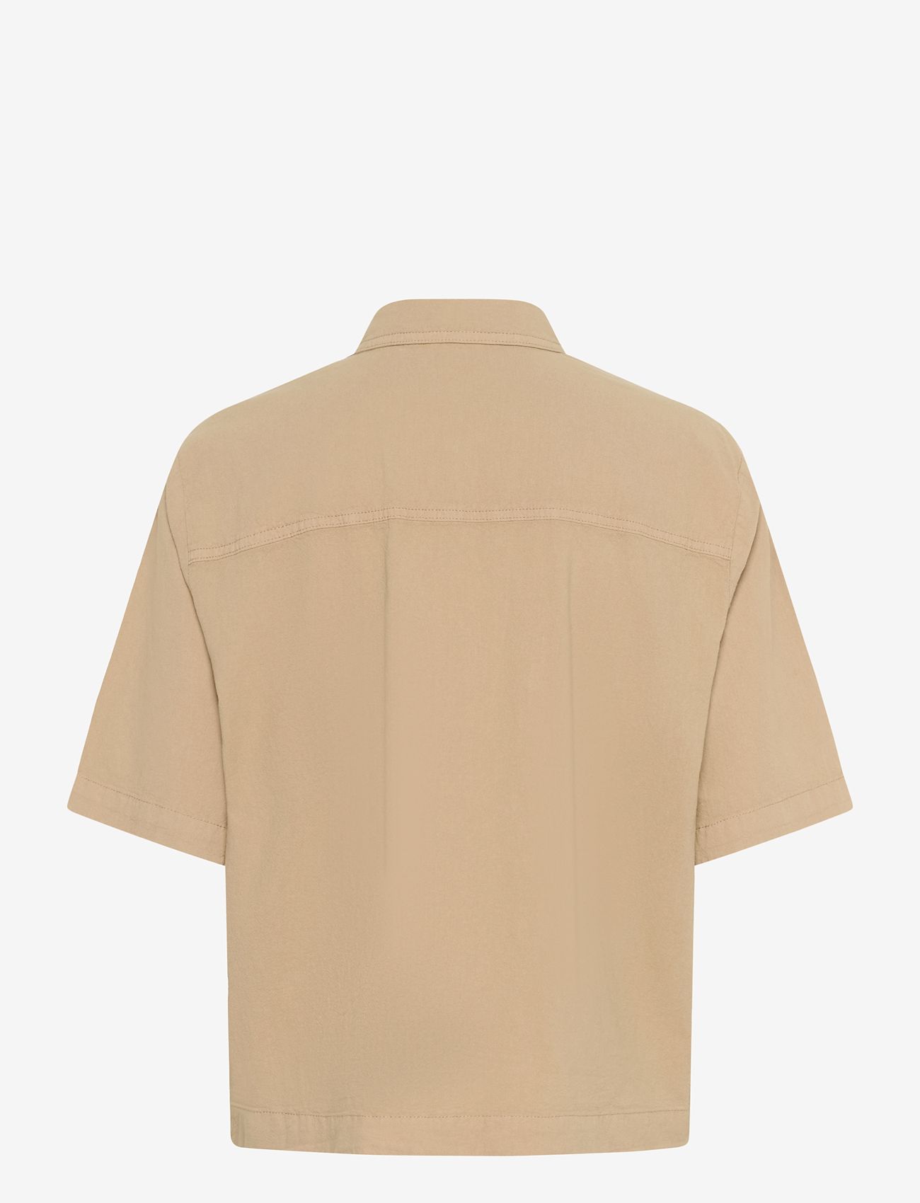 Kaffe - KAnaya Liah Shirt - short-sleeved shirts - classic sand - 2