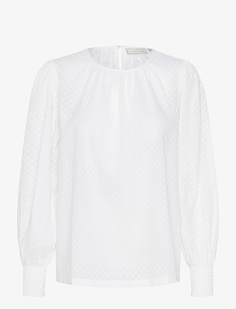 Kaffe - KAroca LS Blouse - langärmlige blusen - chalk - 1