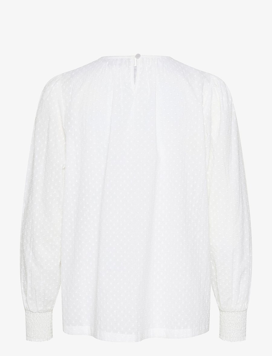 Kaffe - KAroca LS Blouse - langärmelige blusen - chalk - 2