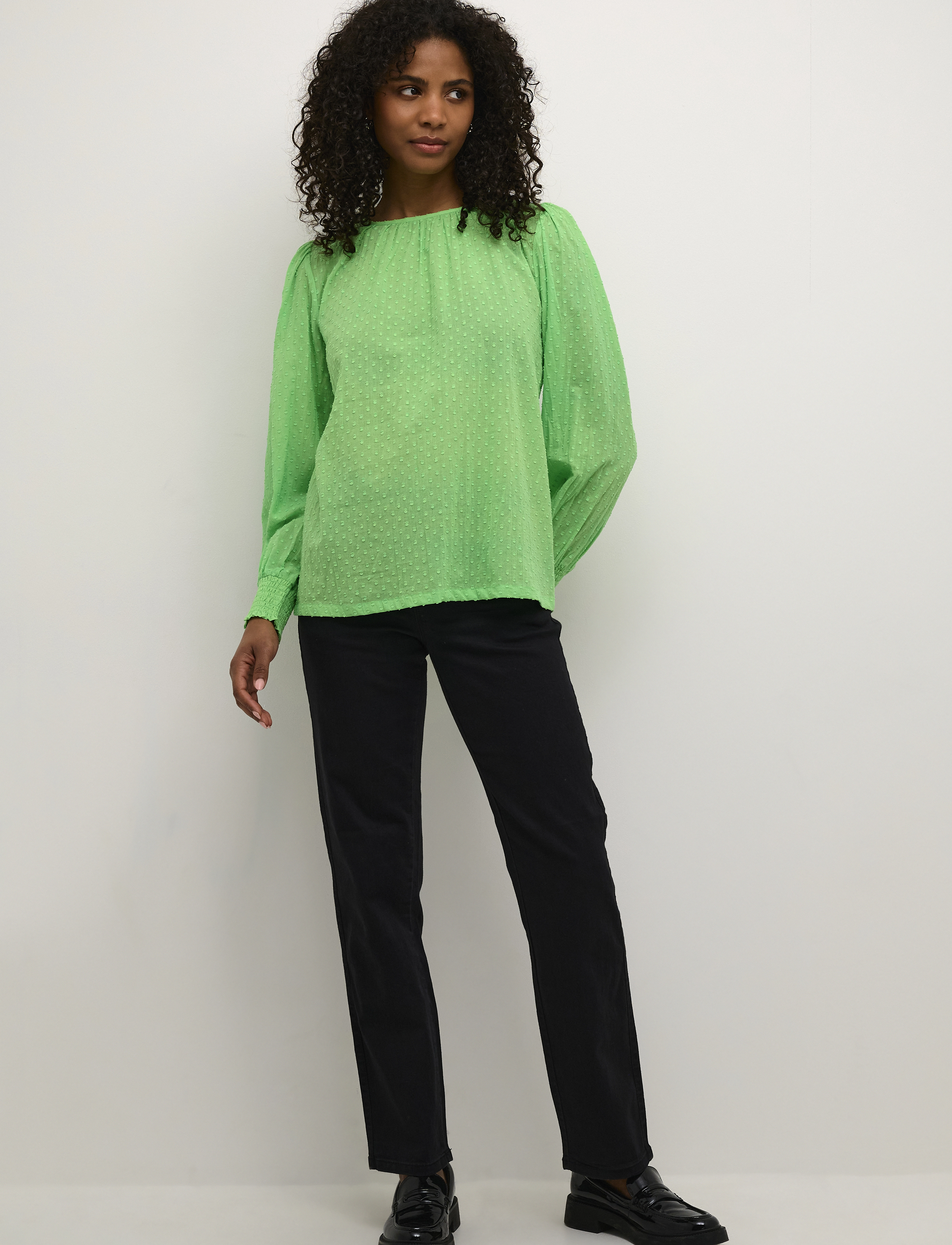 Kaffe - KAroca LS Blouse - långärmade blusar - spring bouquet - 3