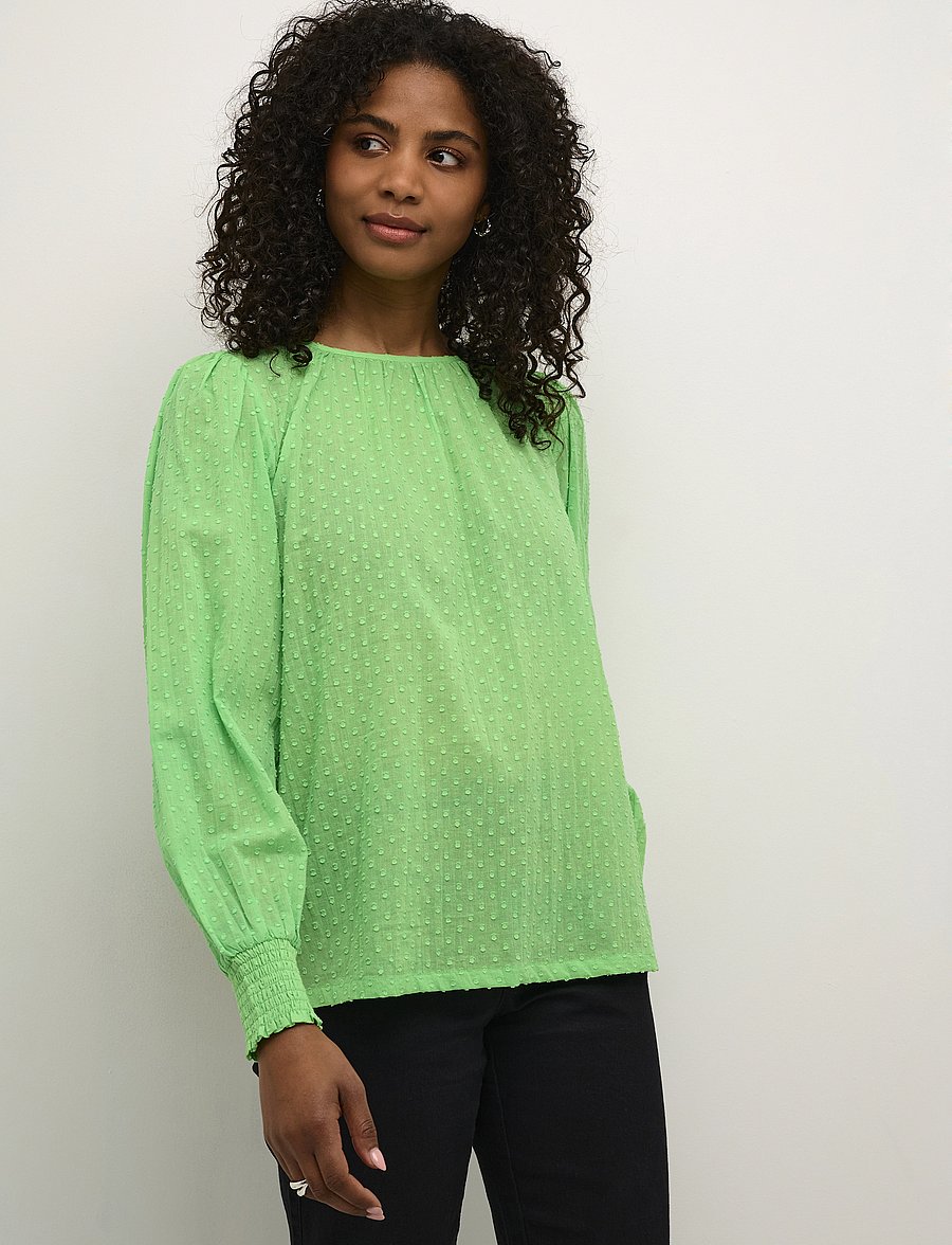 Kaffe - KAroca LS Blouse - langärmelige blusen - spring bouquet - 5