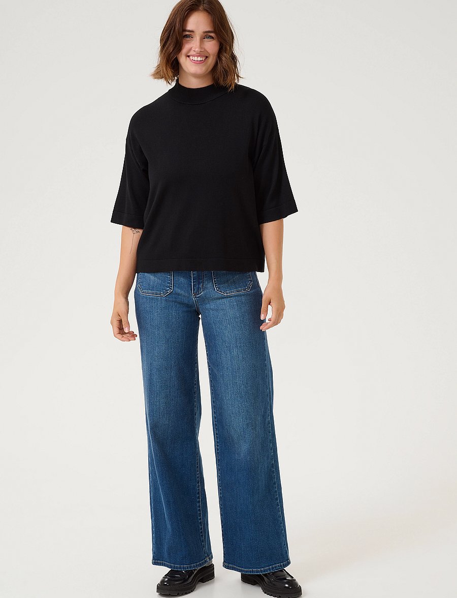 Kaffe - KAlizza Turtleneck - kampsunid - black deep - 3