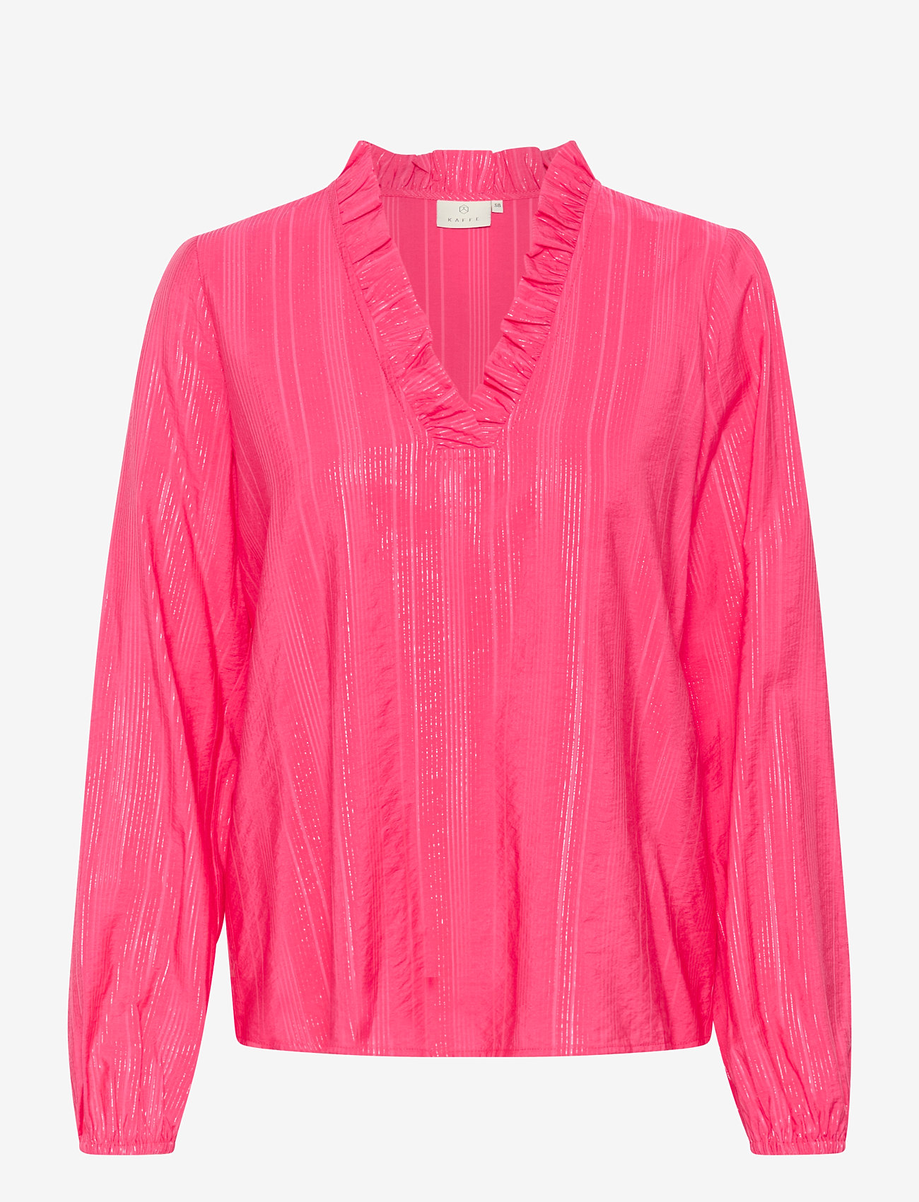 Kaffe - KAsanni Blouse - pikkade varrukatega pluusid - raspberry - 0