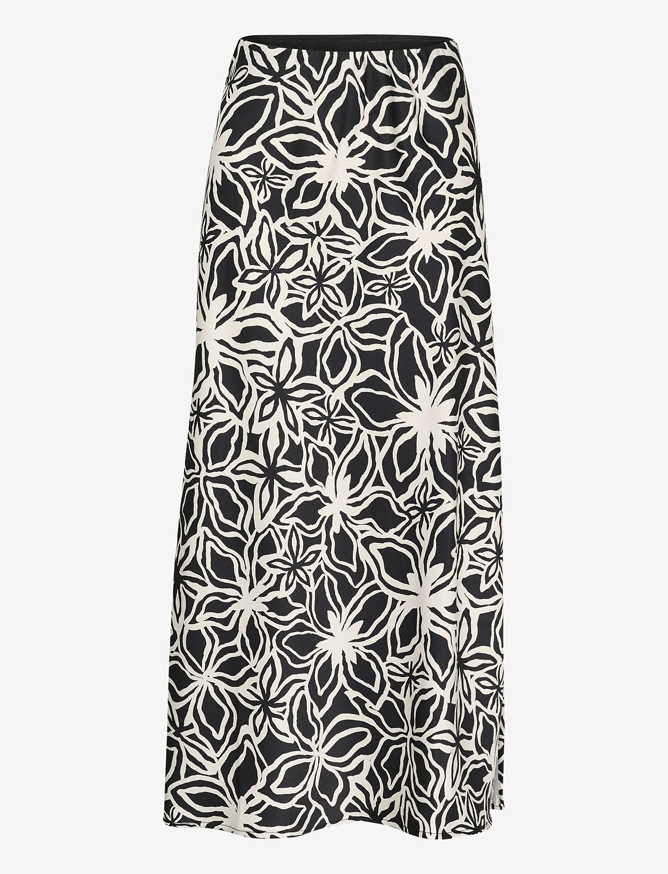 Kaffe - KAvera Skirt - maxi nederdele - black / light beige flower - 1