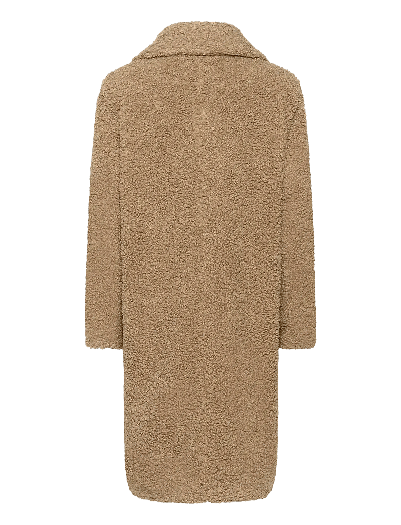 Kaffe - KAbalmi Teddy Coat - mäntel - amphora - 2