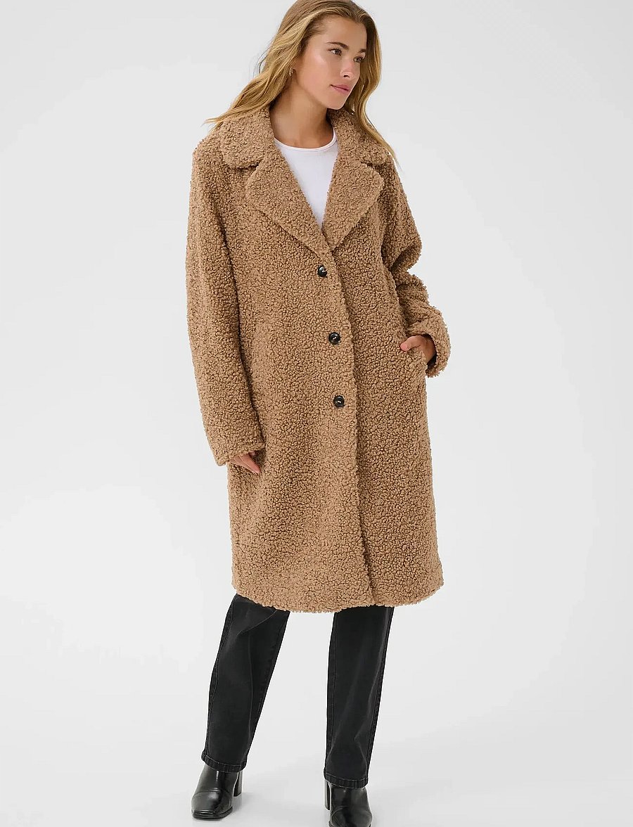 Kaffe - KAbalmi Teddy Coat - manteaux - amphora - 3