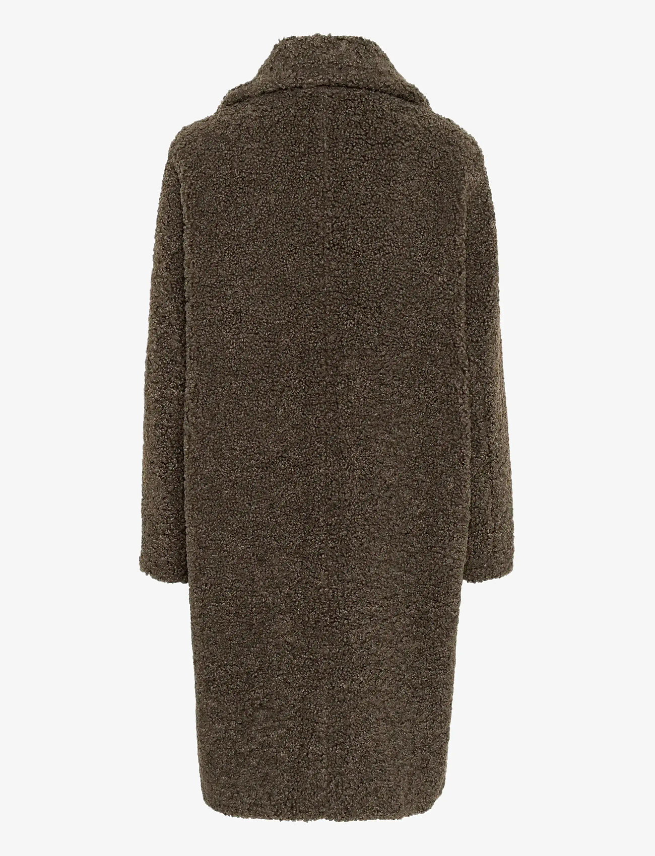 Kaffe - KAbalmi Teddy Coat - yttertøy - major brown - 1