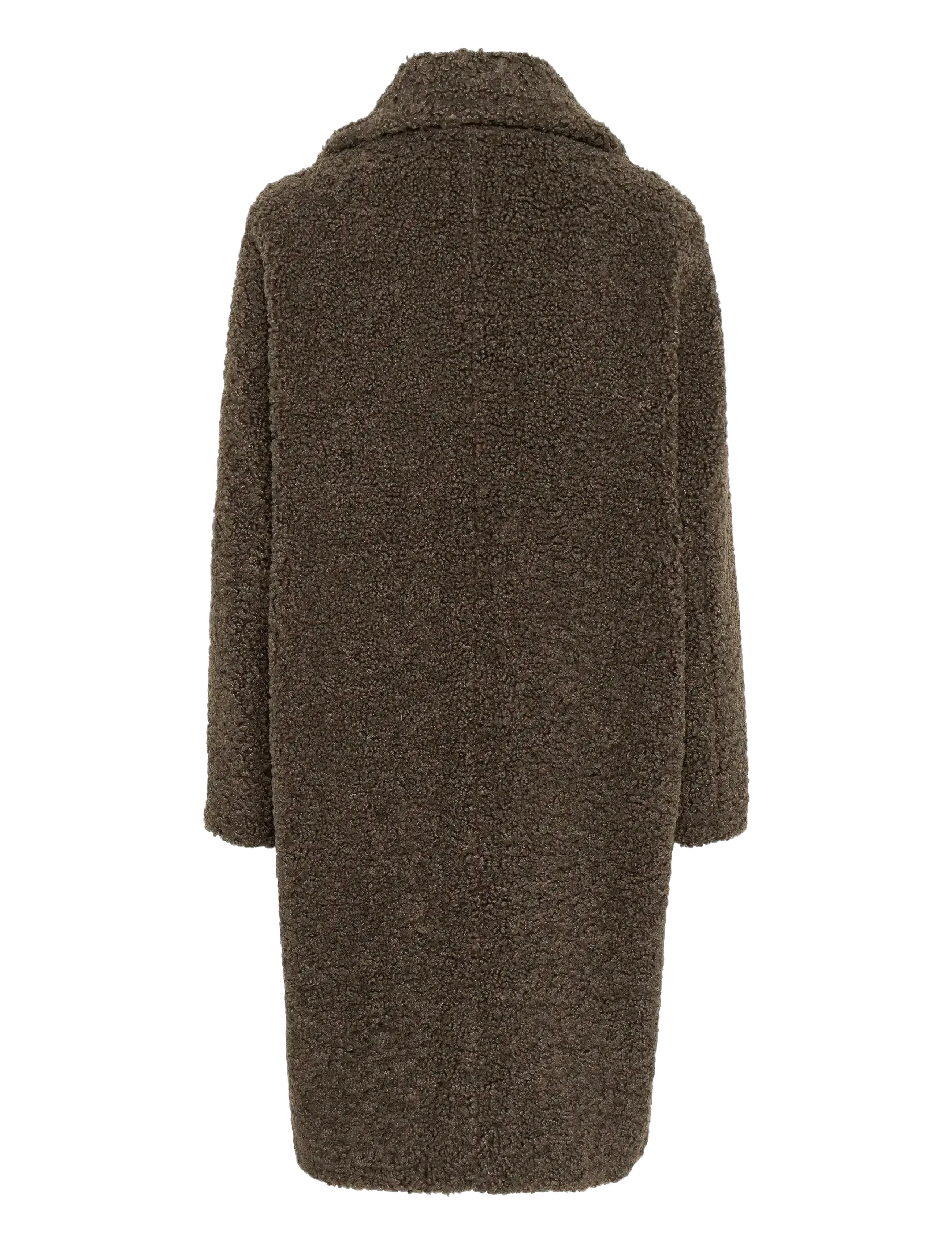 Kaffe - KAbalmi Teddy Coat - wintermäntel - major brown - 2