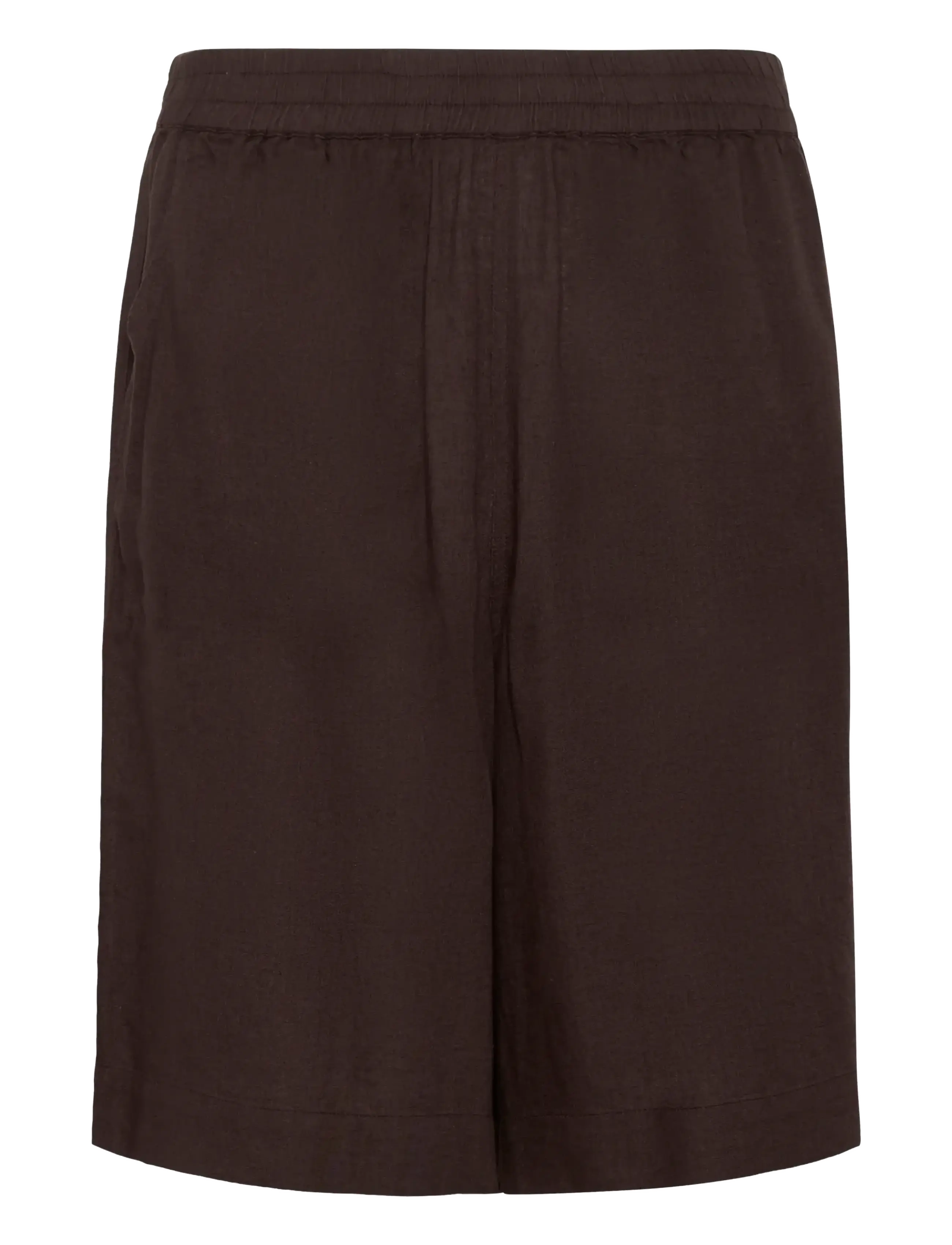 Kaffe - KAmilia Shorts - linneshorts - black coffee - 2
